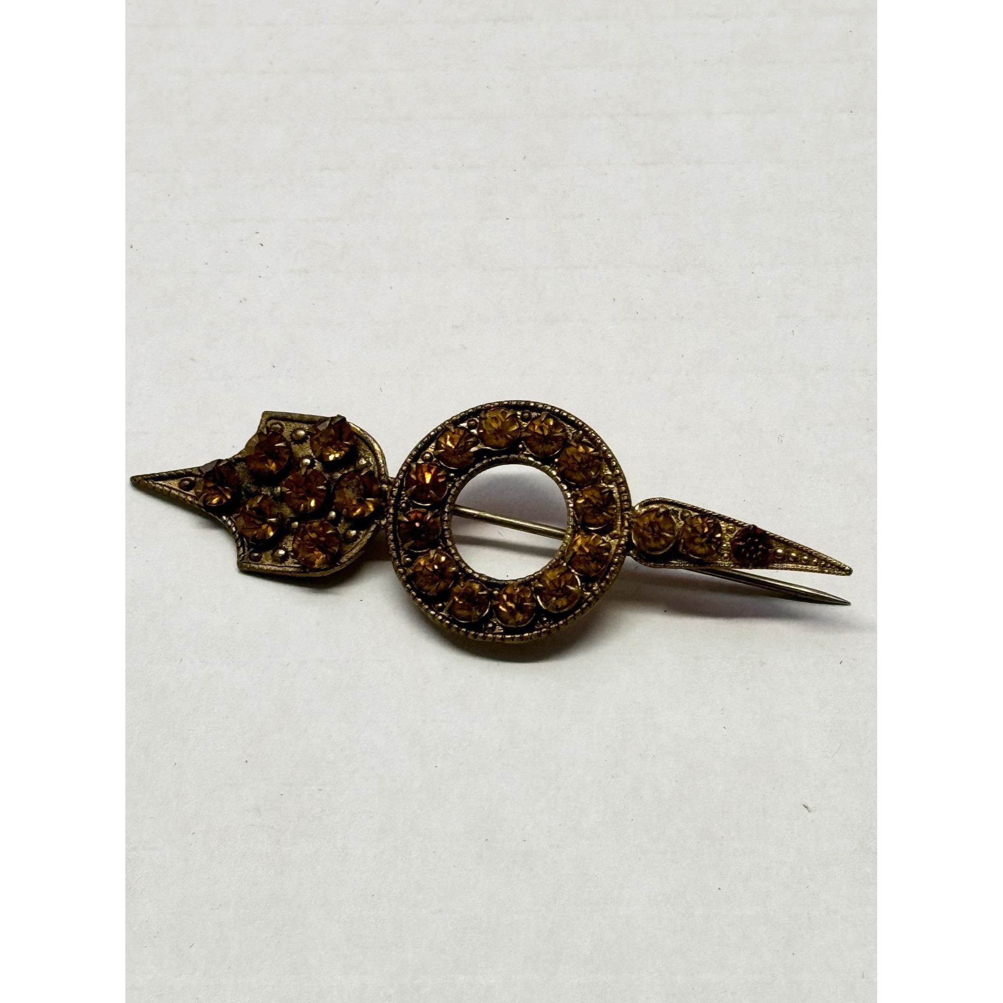 Vintage Estate cut steel rhinestone stick pin Size ONE SIZE - 3 Thumbnail