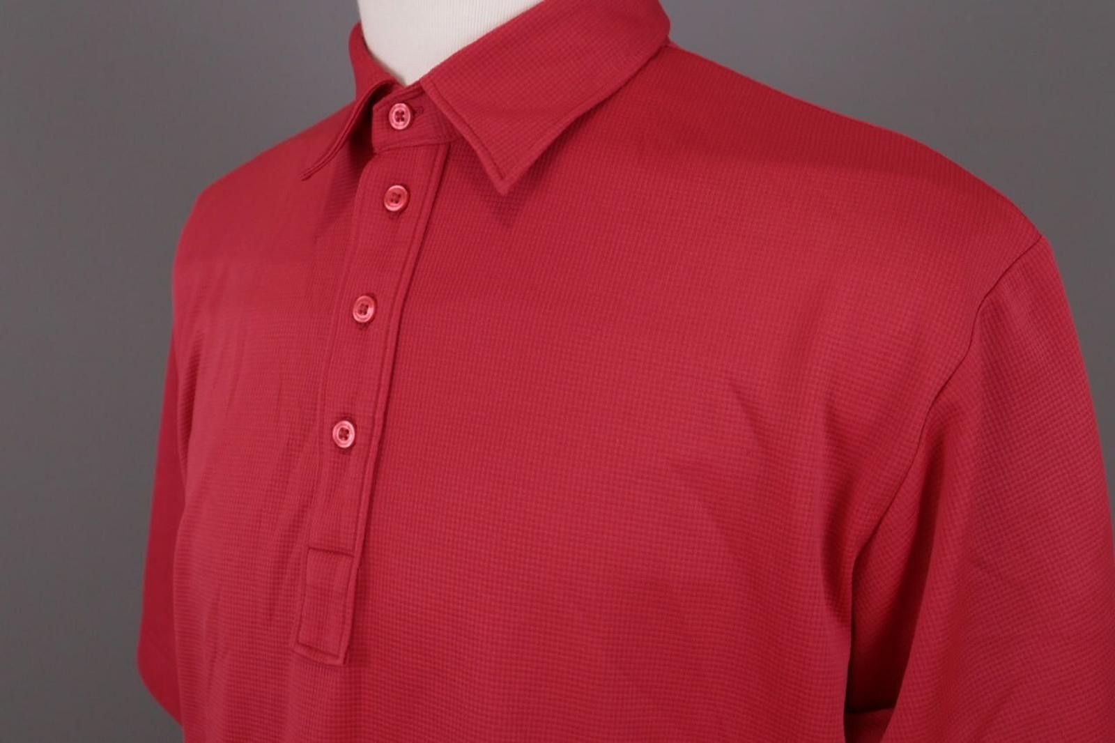 J.Lindeberg J.Lindeberg Red Sport Golf Short Sleeve Polo Shirt Size XL Size US XL / EU 56 / 4 - 8 Thumbnail