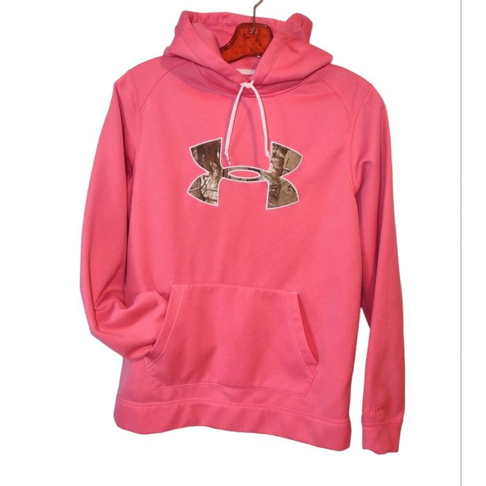 Coral under armour online hoodie