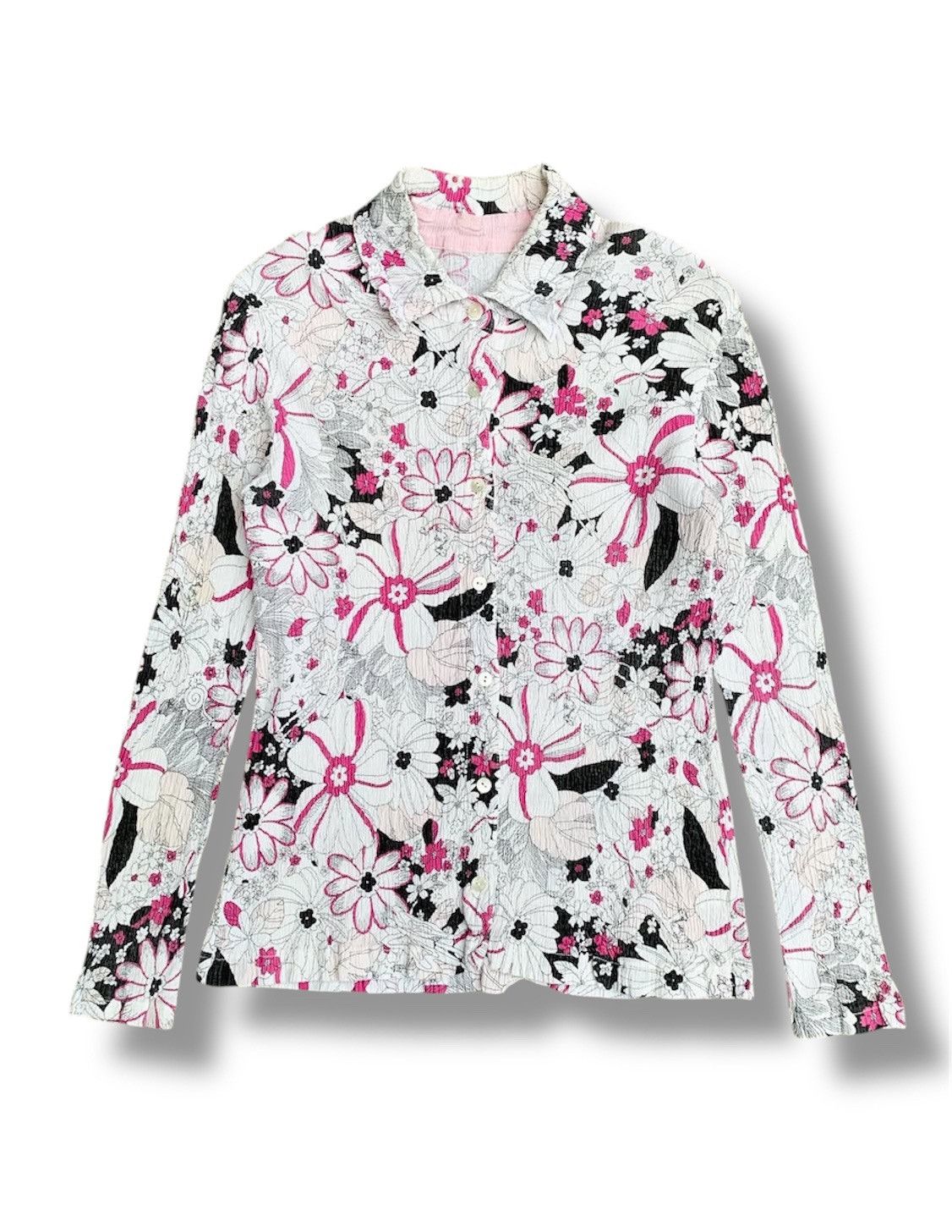 Tsumori Chisato Tsumori Chisato Floral button ups shirt. Size US S / EU 44-46 / 1 - 1 Thumbnail
