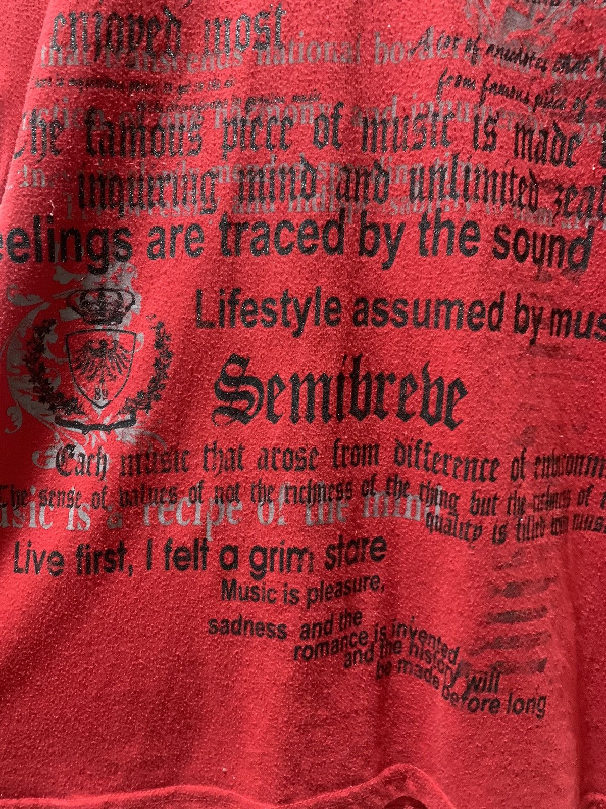 Japanese Brand Japanese Brand Poem If Six was Nine Style Short Sleeve Size US XL / EU 56 / 4 - 6 Thumbnail