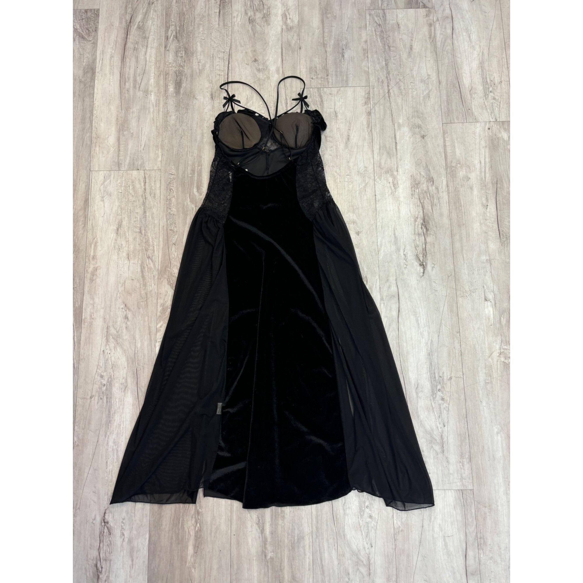 Other XS Velvet Long Dress Size XS / US 0-2 / IT 36-38 - 2 Thumbnail