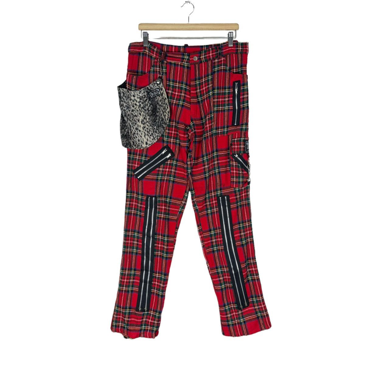 Seditionaries ☀️TIGER OF LONDON ENGLAND BONDAGE ZIPPER GOTHIC PANTS Size US 34 / EU 50 - 2 Thumbnail
