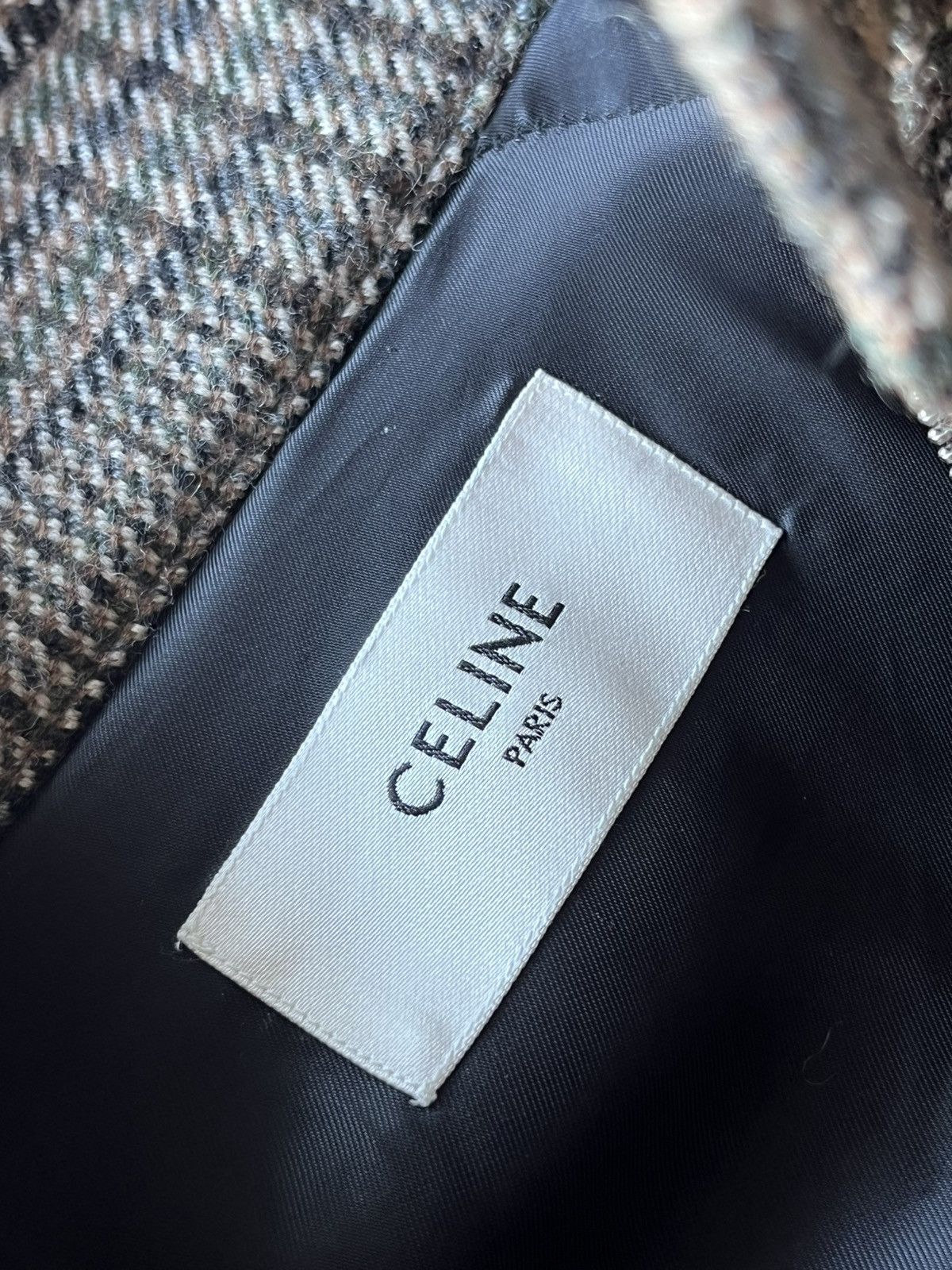 Celine × Hedi Slimane $5k Value Super Runway Celine Hedi Slimane Studded Teddy Size US XL / EU 56 / 4 - 24 Thumbnail