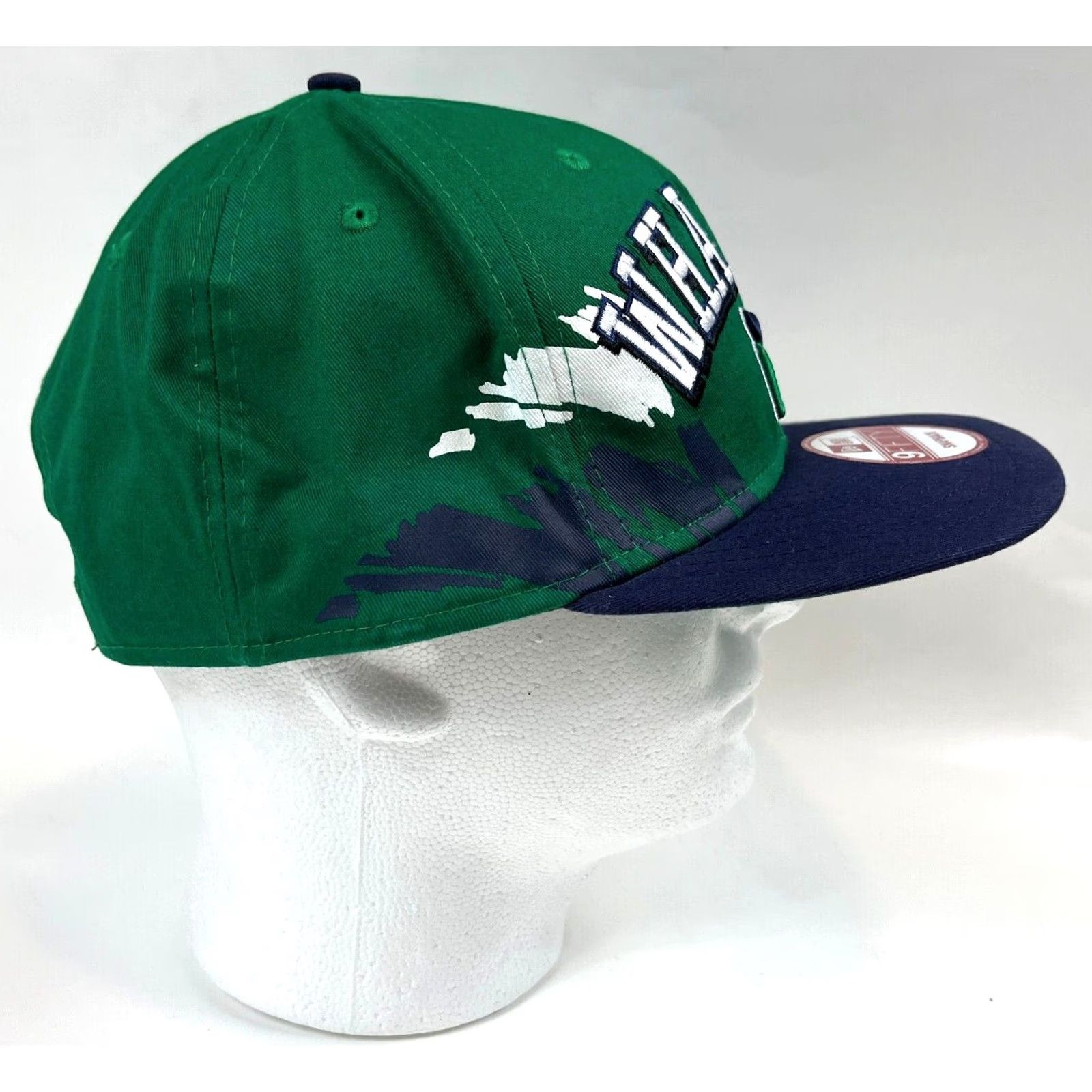 New Era VINTAGE New Era 9Fifty Hartford Whalers Hockey Snapback Cap Green Hats Mens One Size Size ONE SIZE - 4 Thumbnail