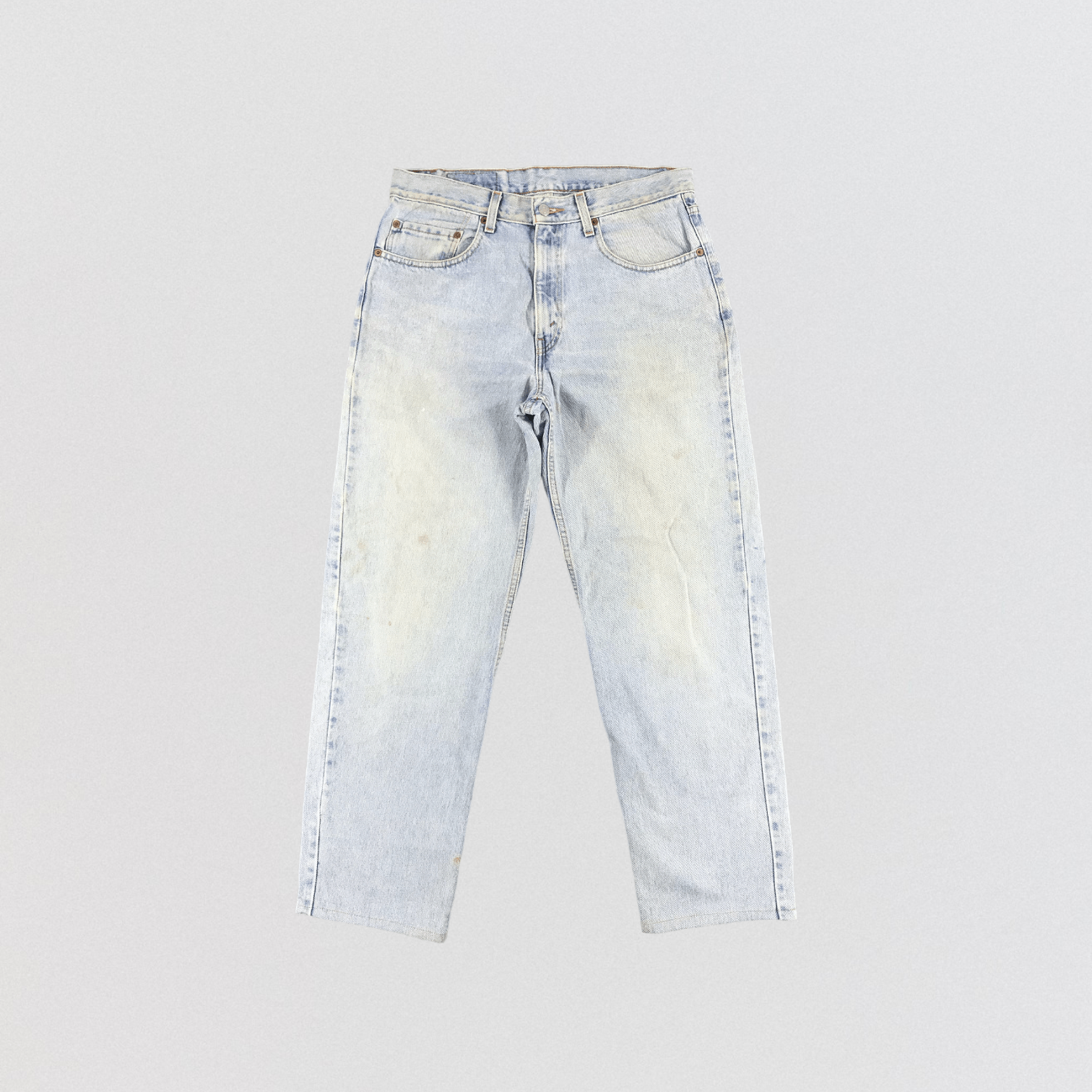 Levi's × Vintage Vintage 90s Light Wash Levis 550 Jeans-JM1948 Size US 35 - 1 Thumbnail