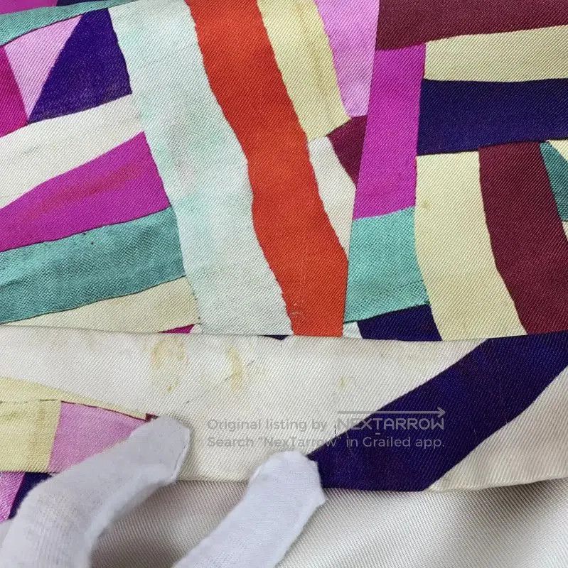 Chanel Chanel Colorful Silk Midi Skirt . Size 23" - 9 Thumbnail