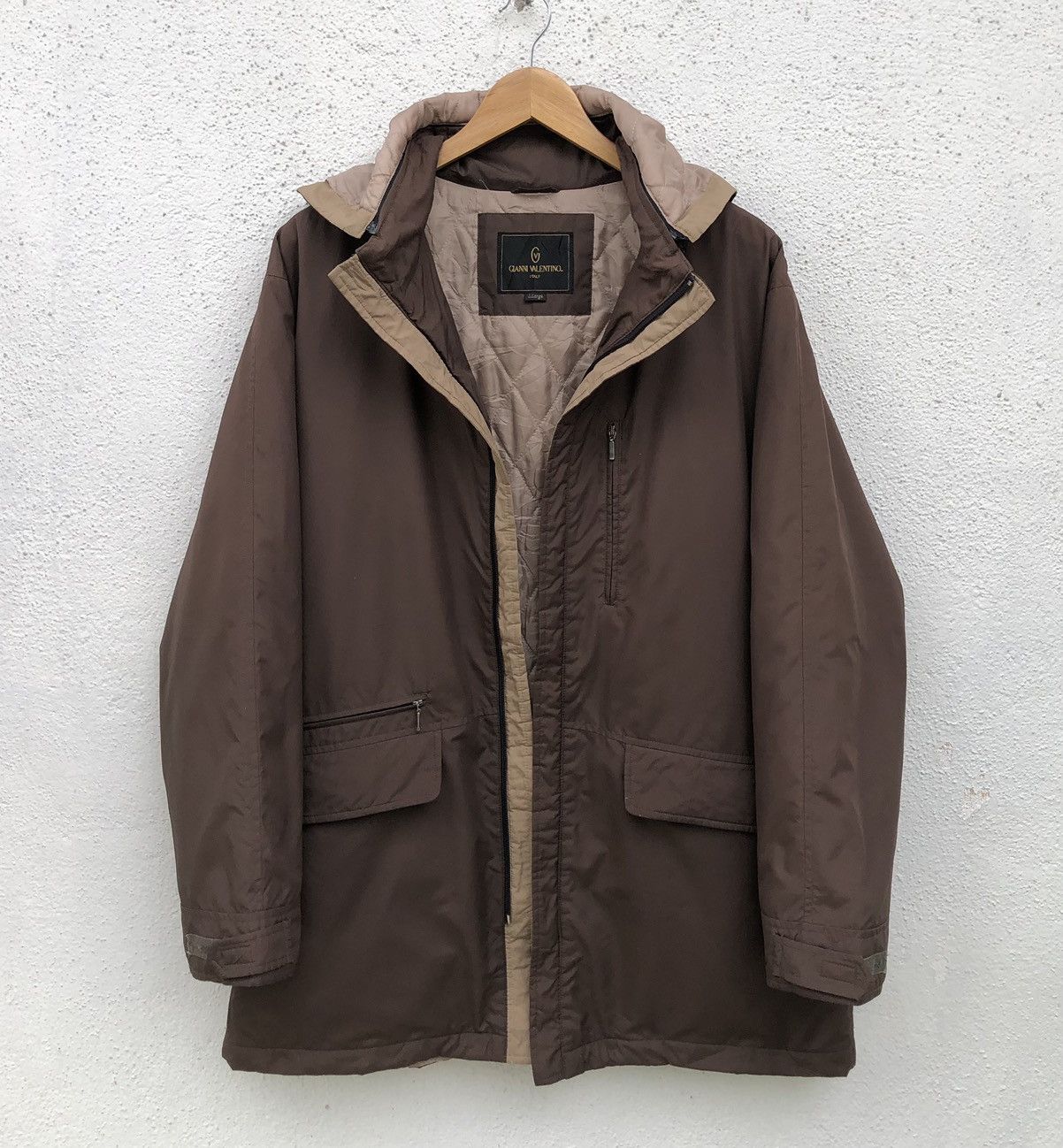 Valentino Gianni Valentino Italy Lined Quilted Nylon Parka Jacket Size US L / EU 52-54 / 3 - 5 Thumbnail
