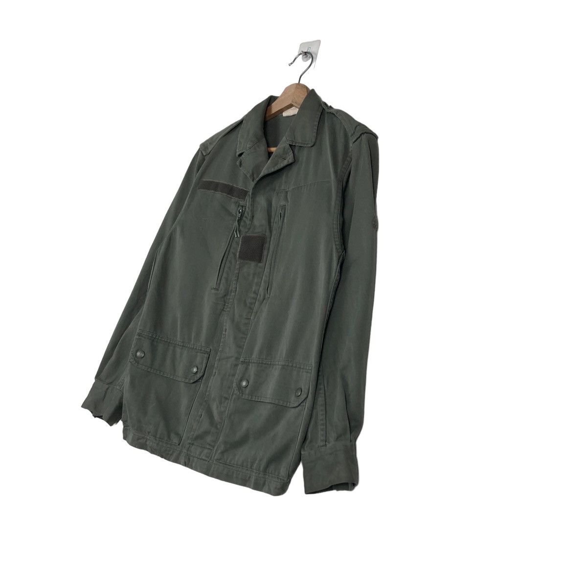 Vintage Vintage Cargo Jacket Inspector Military Warein Lille 1987’s Size US M / EU 48-50 / 2 - 2 Thumbnail