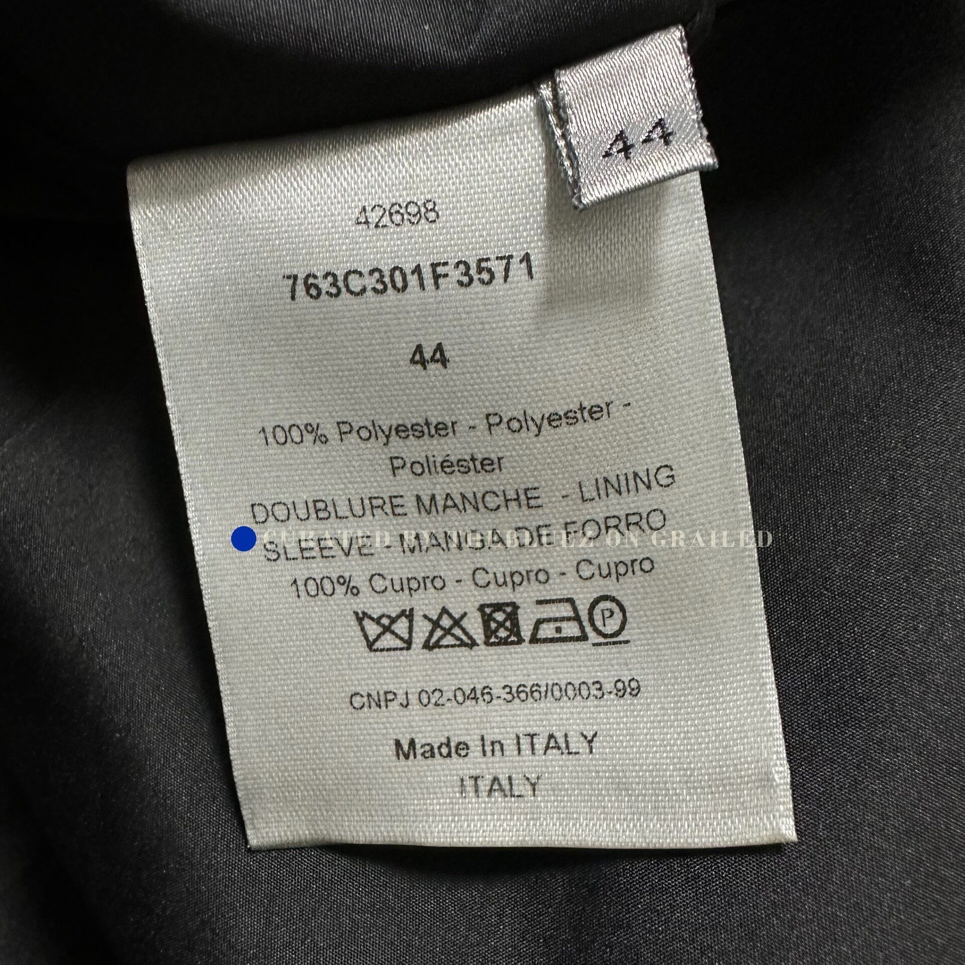 Dior Dior Colorblock Irregular Zipper Trench Coat Size US S / EU 44-46 / 1 - 5 Thumbnail