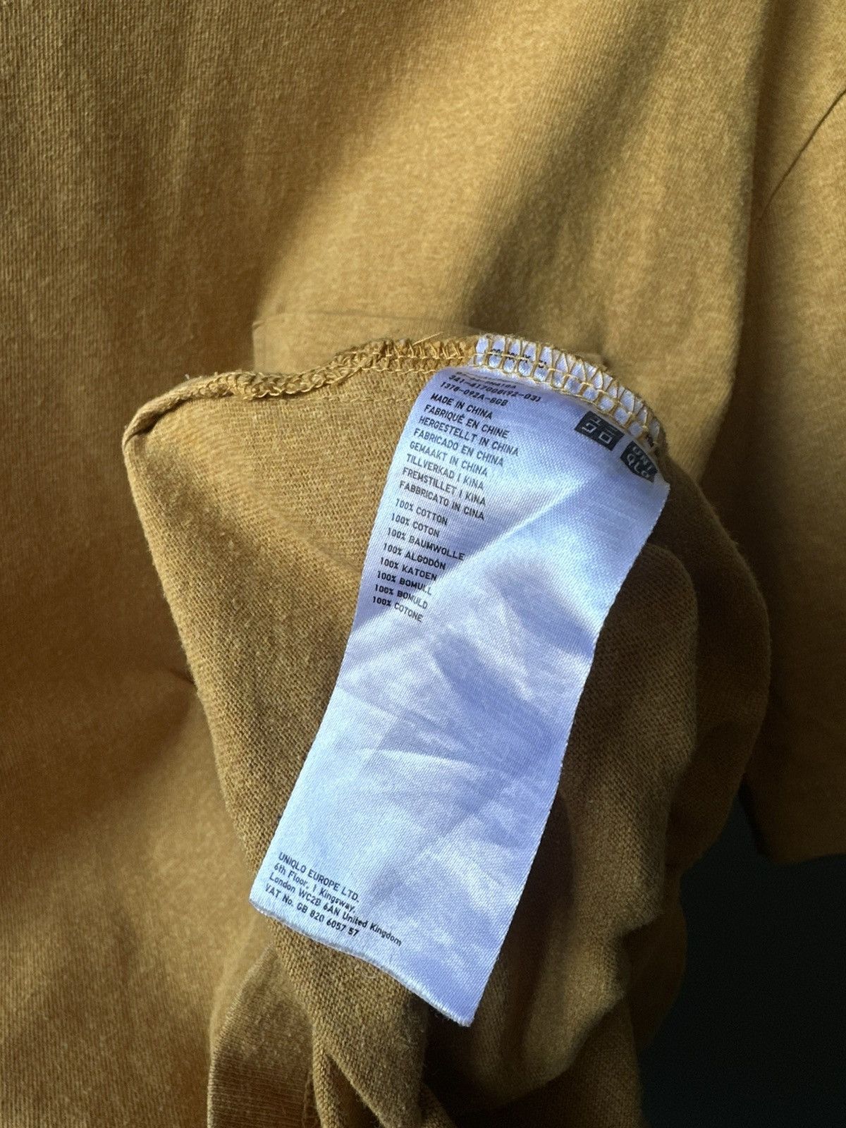Lemaire × Uniqlo Uniqlo Christophe Lemaire Cotton Pocket T-Shirt Size M Size US M / EU 48-50 / 2 - 4 Thumbnail