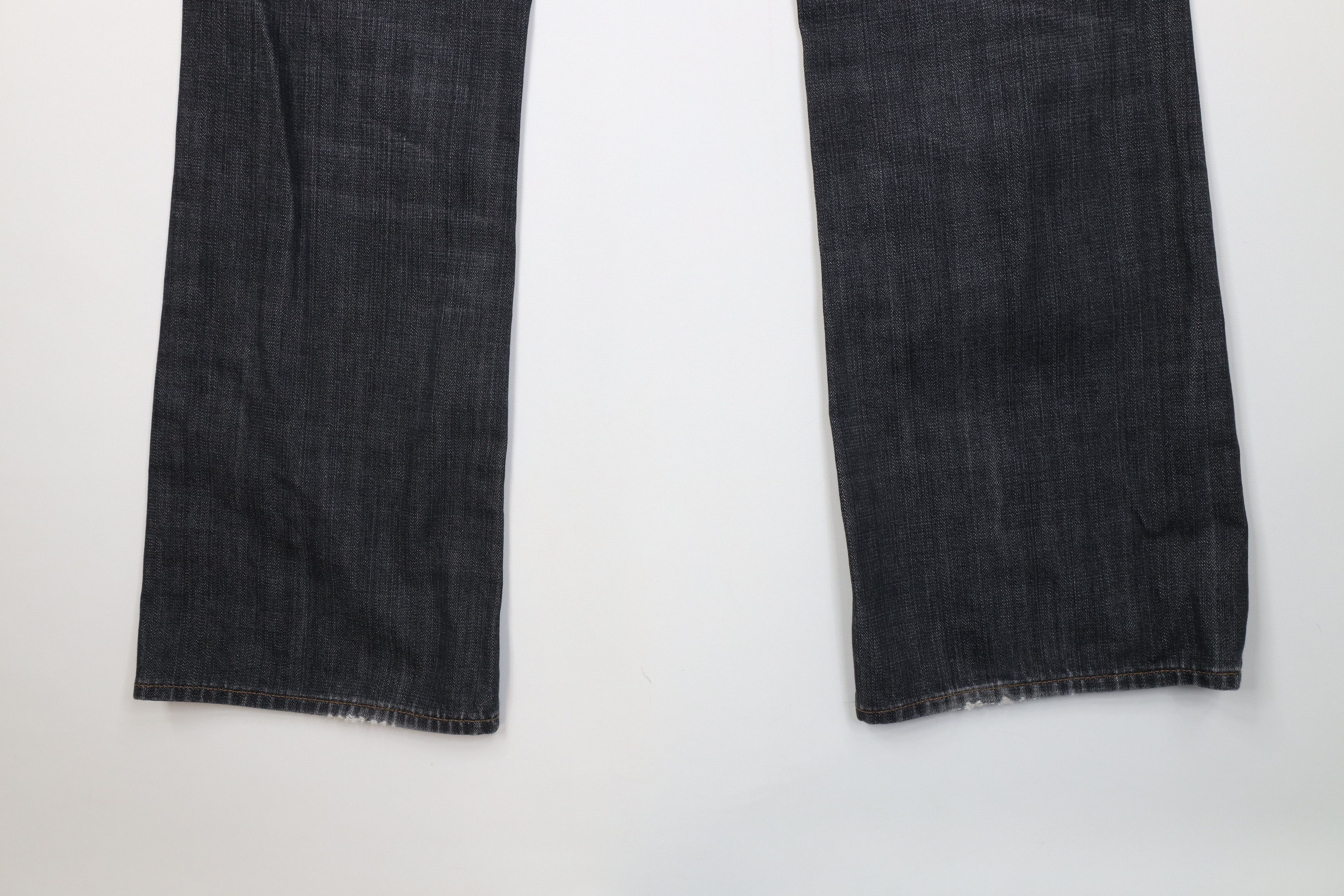 Banana Republic Vintage Y2K Banana Republic Wide Leg Denim Jeans Black Size US 34 / EU 50 - 13 Thumbnail