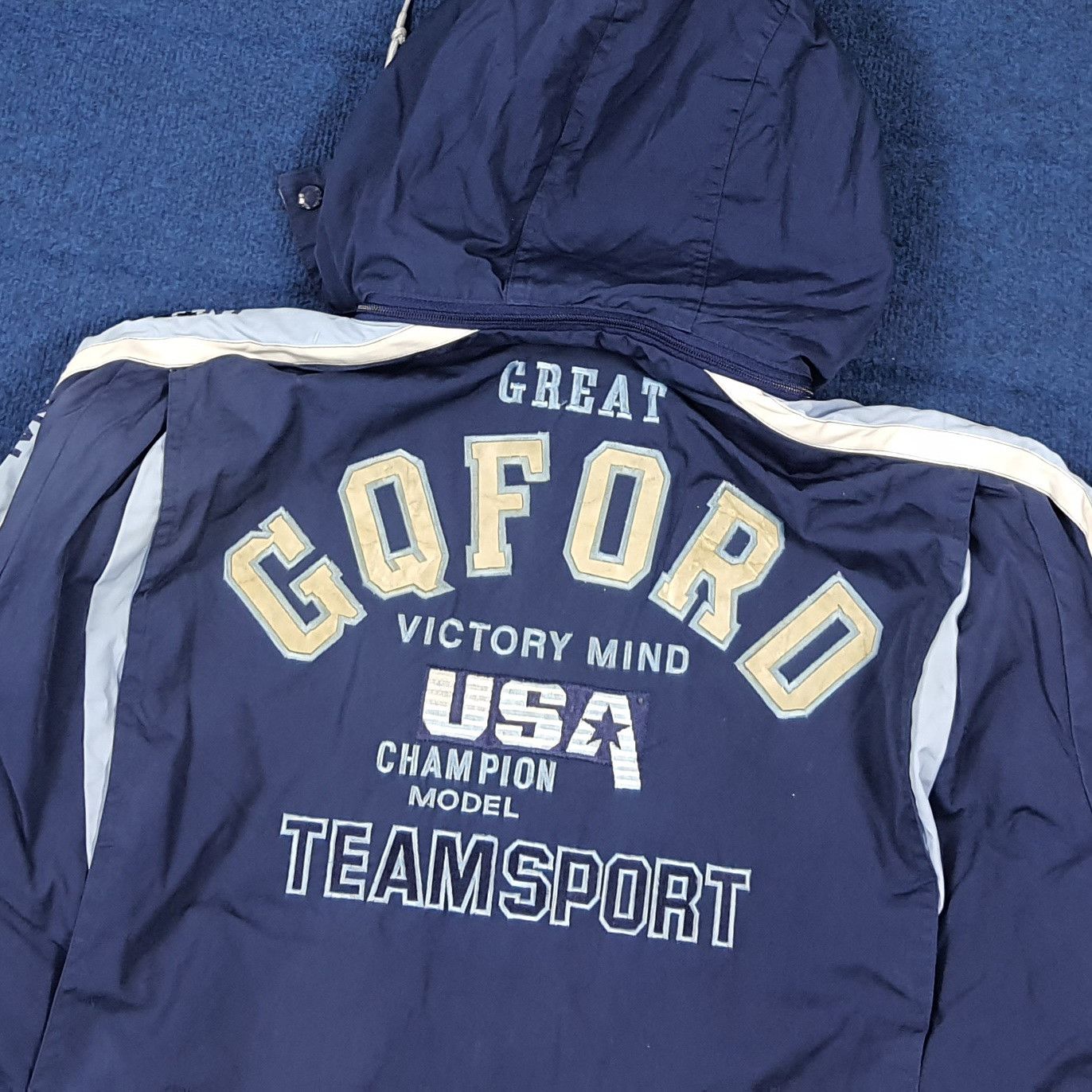 Vintage Vtg 90s GQford Club Team Sport Parka Jacket NYC C284N4 Size US L / EU 52-54 / 3 - 2 Thumbnail