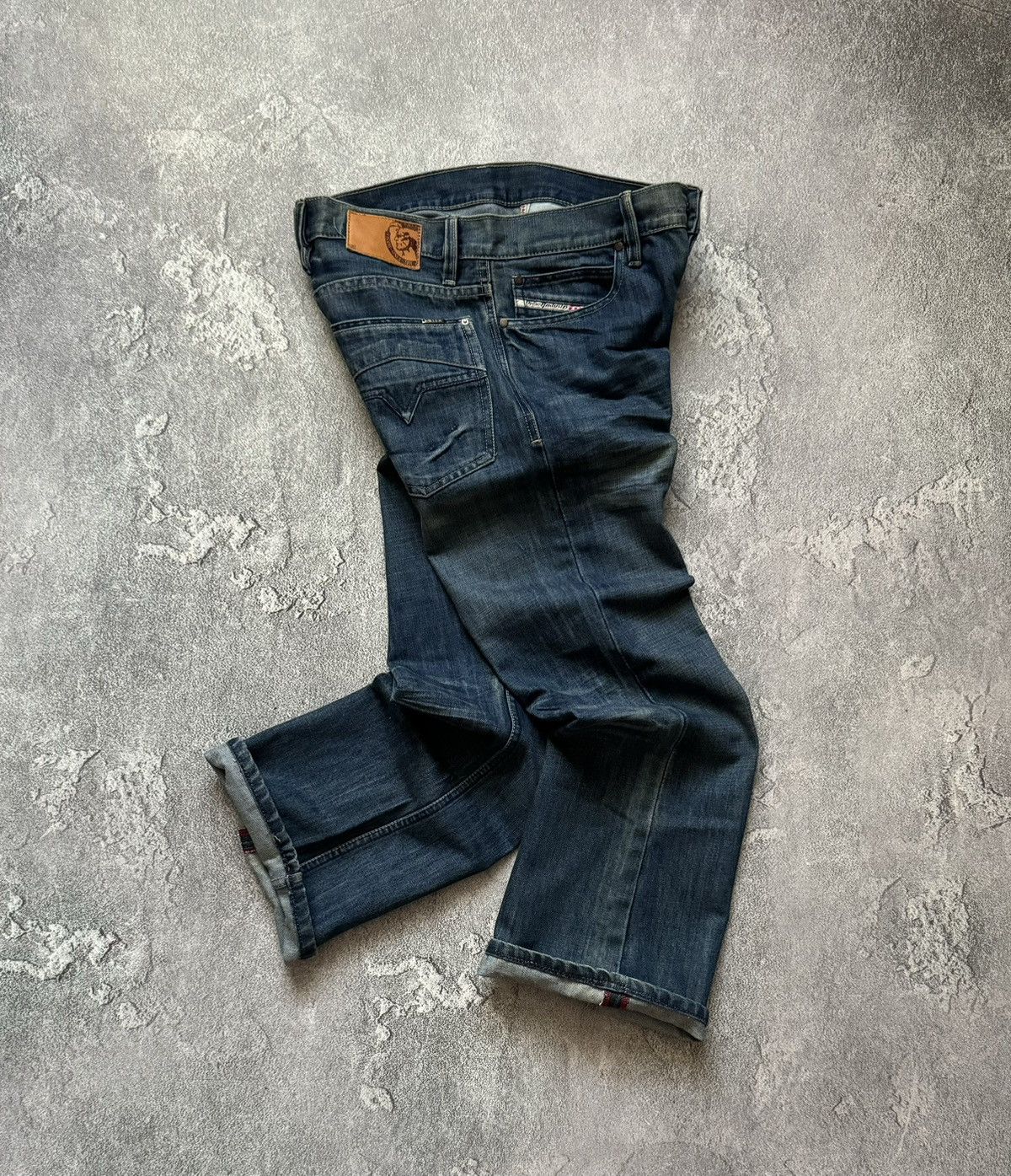 Diesel × Diesel Black Gold Diesel 34 flared denim pant trouser Jean chino distressed Size US 34 / EU 50 - 15 Thumbnail