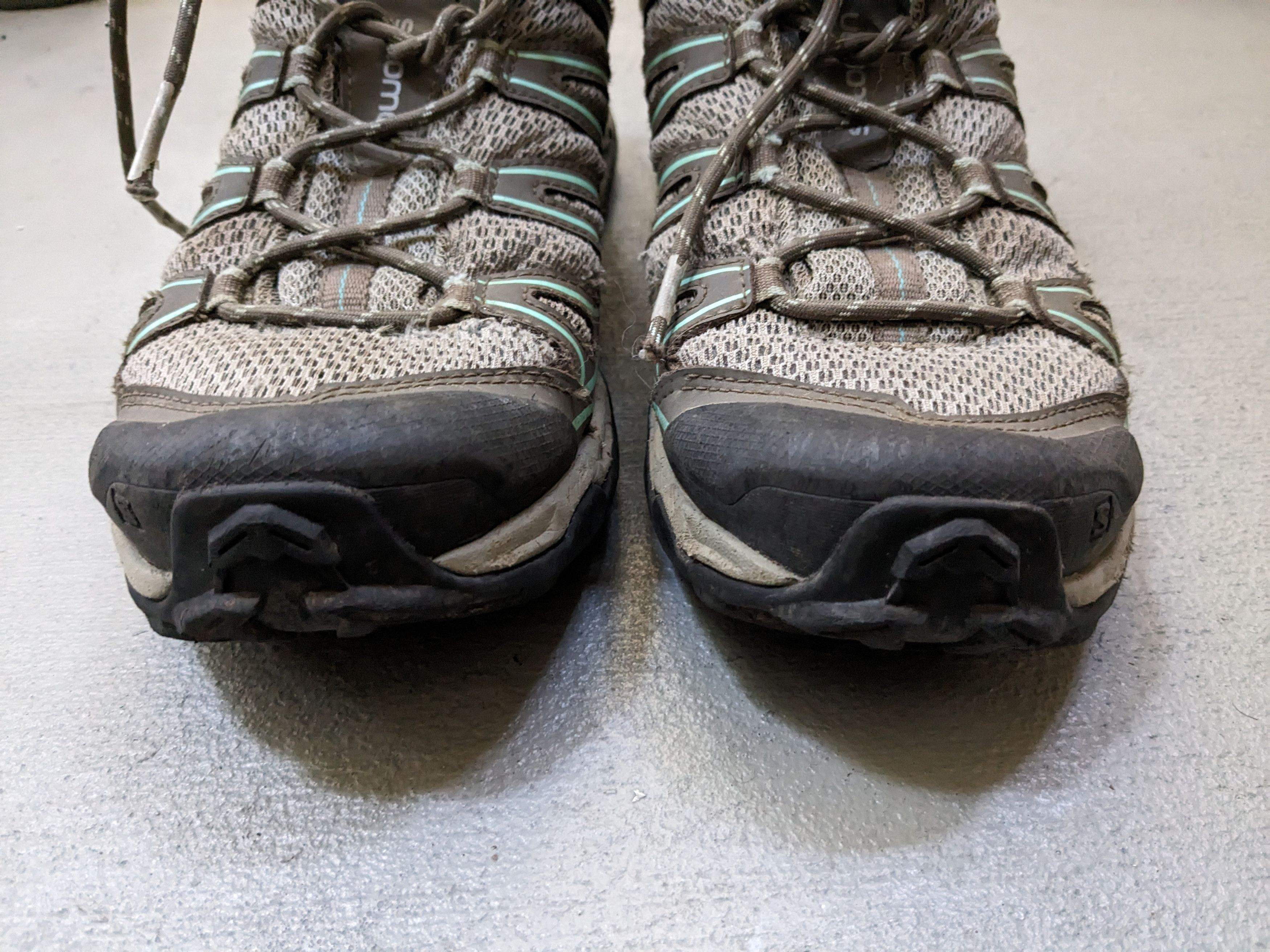 Salomon Salomon X Ultra Hiking Boots 8.5 Gray Green Gore-tex Size US 8.5 / EU 41-42 - 2 Thumbnail
