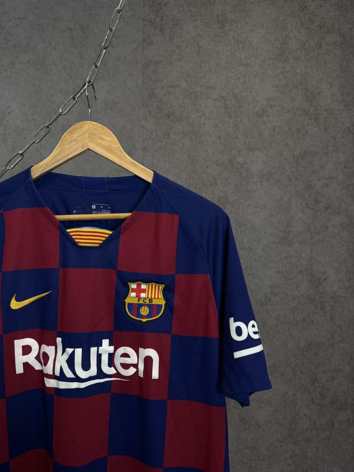 Nike FC Barcelona Rakuten 2018 Nike soccer jersey Size US XL / EU 56 / 4 - 2 Thumbnail