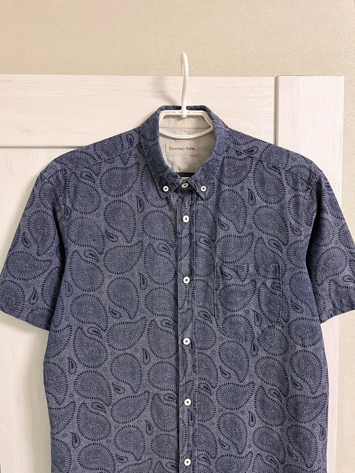 Universal Works Universal Works Paisley Short Sleeve Pocket Button Shirt Size US M / EU 48-50 / 2 - 2 Thumbnail