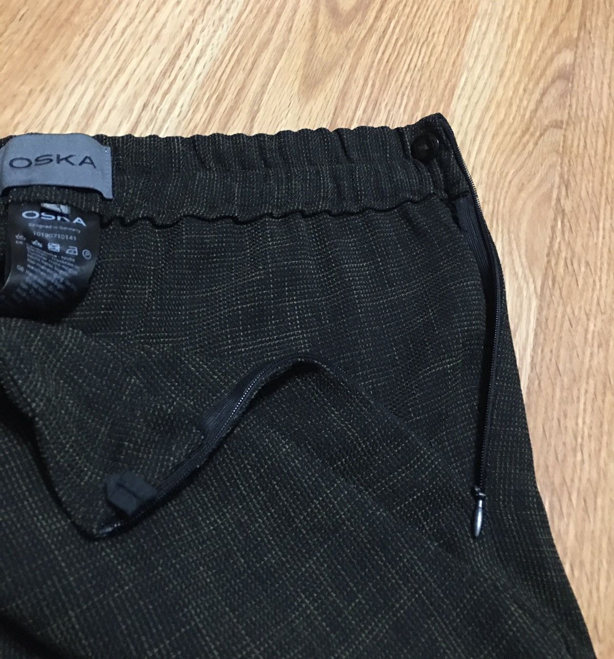 Designer OSKA Triacetate Blend Knit Trousers Pants Size 3 UK 14 Size 32" / US 10 / IT 46 - 11 Thumbnail