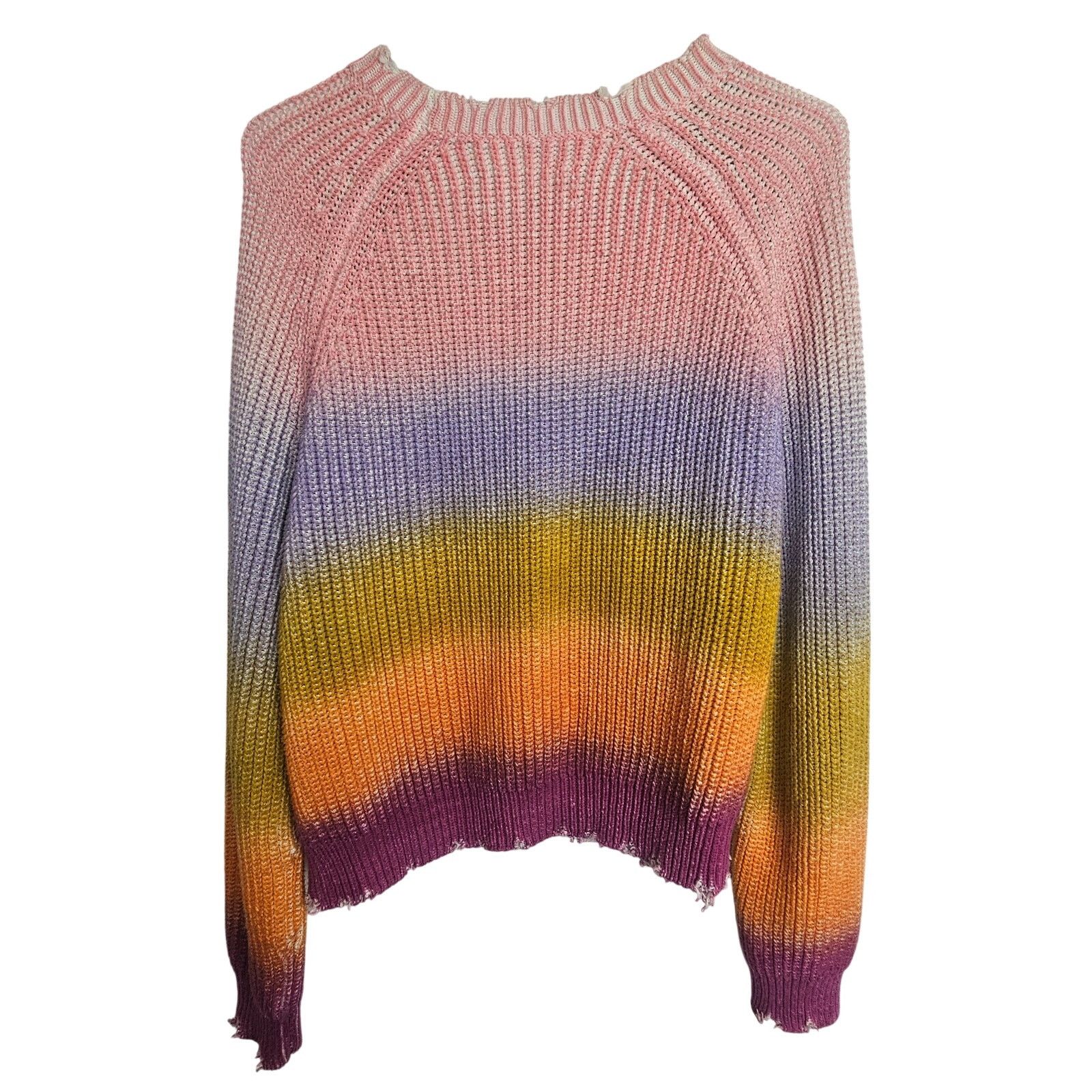 Zadig & Voltaire Zadig & Voltaire Womens Kary Rainbow Ombre Knit Sweater Sz S Size S / US 4 / IT 40 - 9 Thumbnail