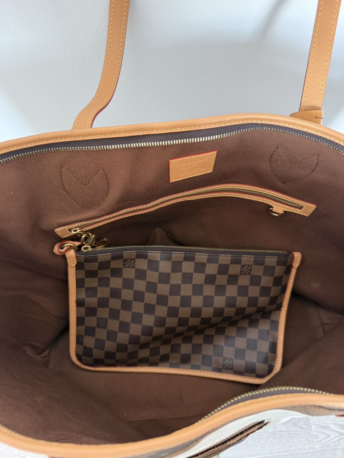 Louis Vuitton × Nigo Louis Vuitton x Nigo Nevereverfull Brown Custom Tote Bag Size ONE SIZE - 8 Thumbnail