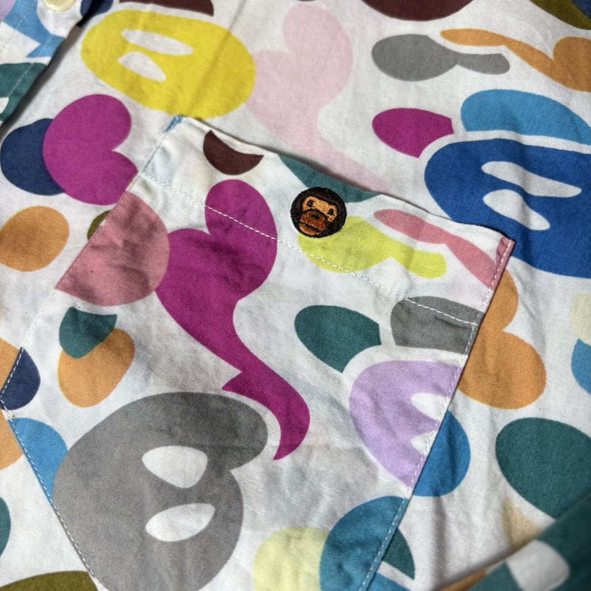 Bape Baby Milo Bape Camo Multi Colors Long Sleeve Shirt Size US M / EU 48-50 / 2 - 3 Thumbnail