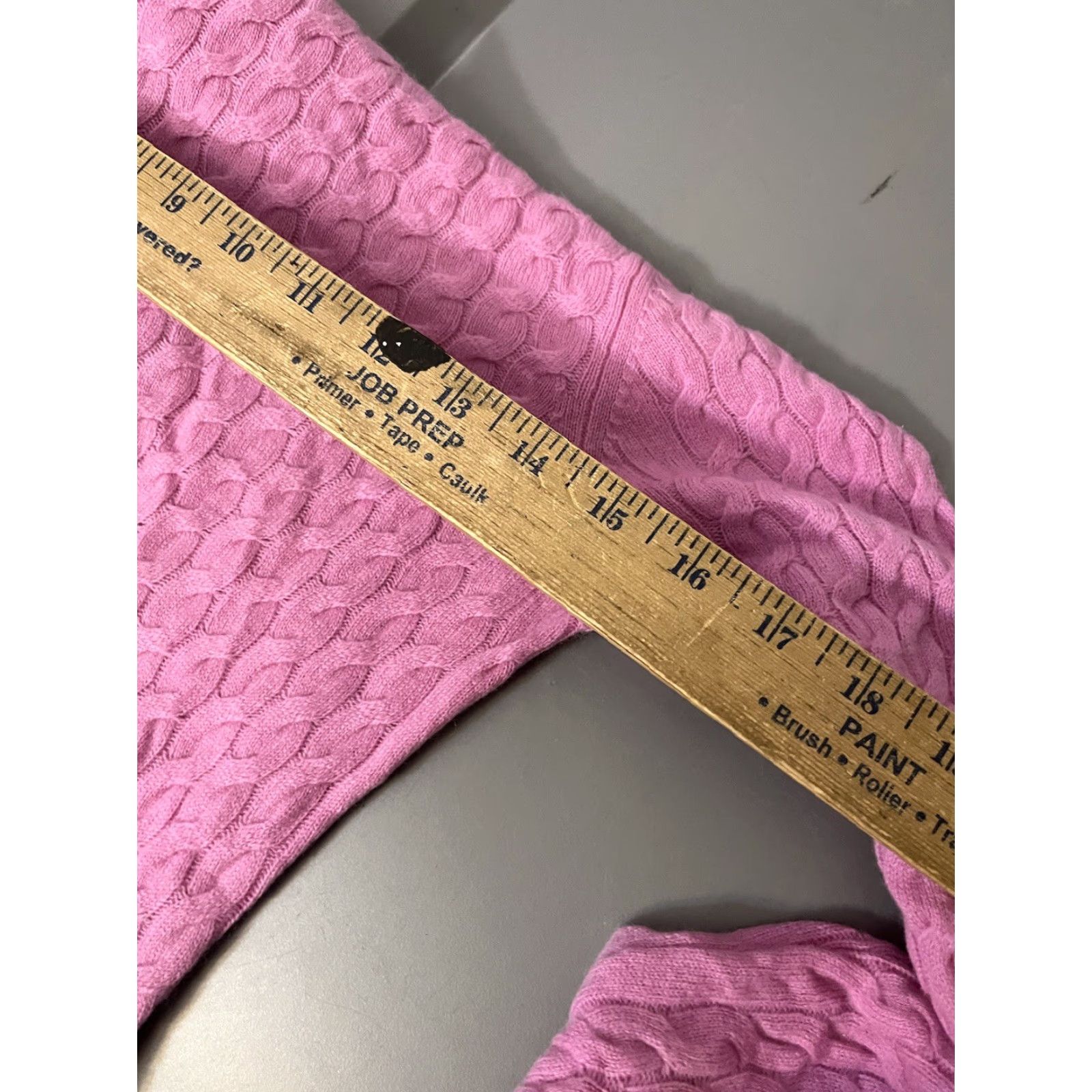 Pinko Geneva Cashmere Cable Knit Turtleneck Sweater Pink M Womens Pullover All Seasons Cashmere Knit Dane? Size M / US 6-8 / IT 42-44 - 5 Thumbnail