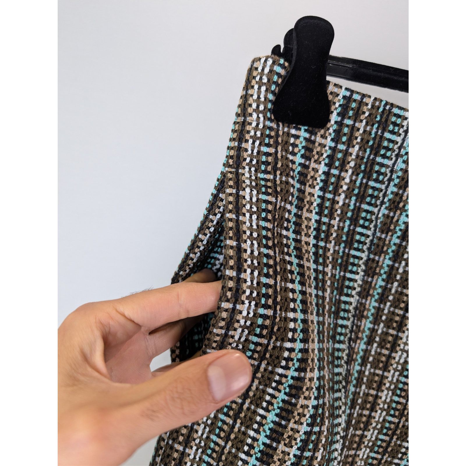 Bottega Veneta o1rshd1 Cotton Check Tailored Trousers Pants in Multicolor Size US 34 / EU 50 - 7 Thumbnail