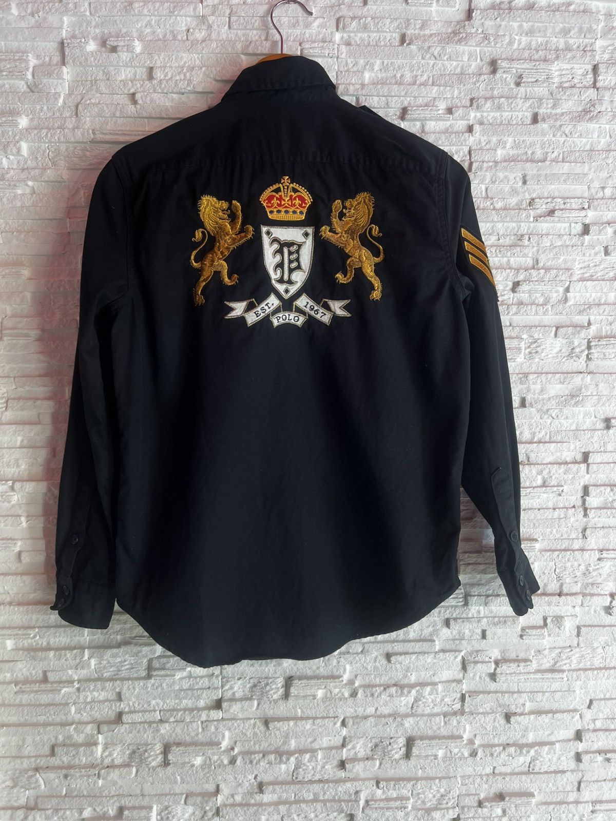 Polo Ralph Lauren Polo Ralph Lauren Patchwork Twill Military Crest Shirt – XS Size XS / US 0-2 / IT 36-38 - 5 Thumbnail