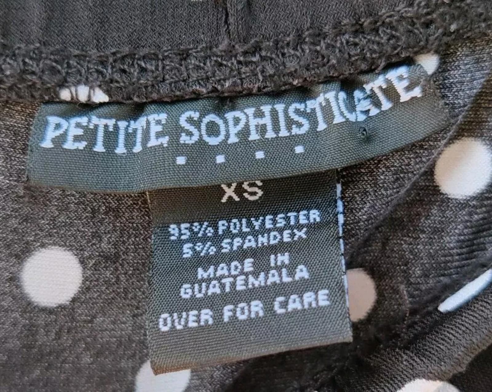 Other Vintage Petite Sophisticate Womens XS Skirt Classic Polka Do Size 26" / US 2 / IT 38 - 6 Thumbnail