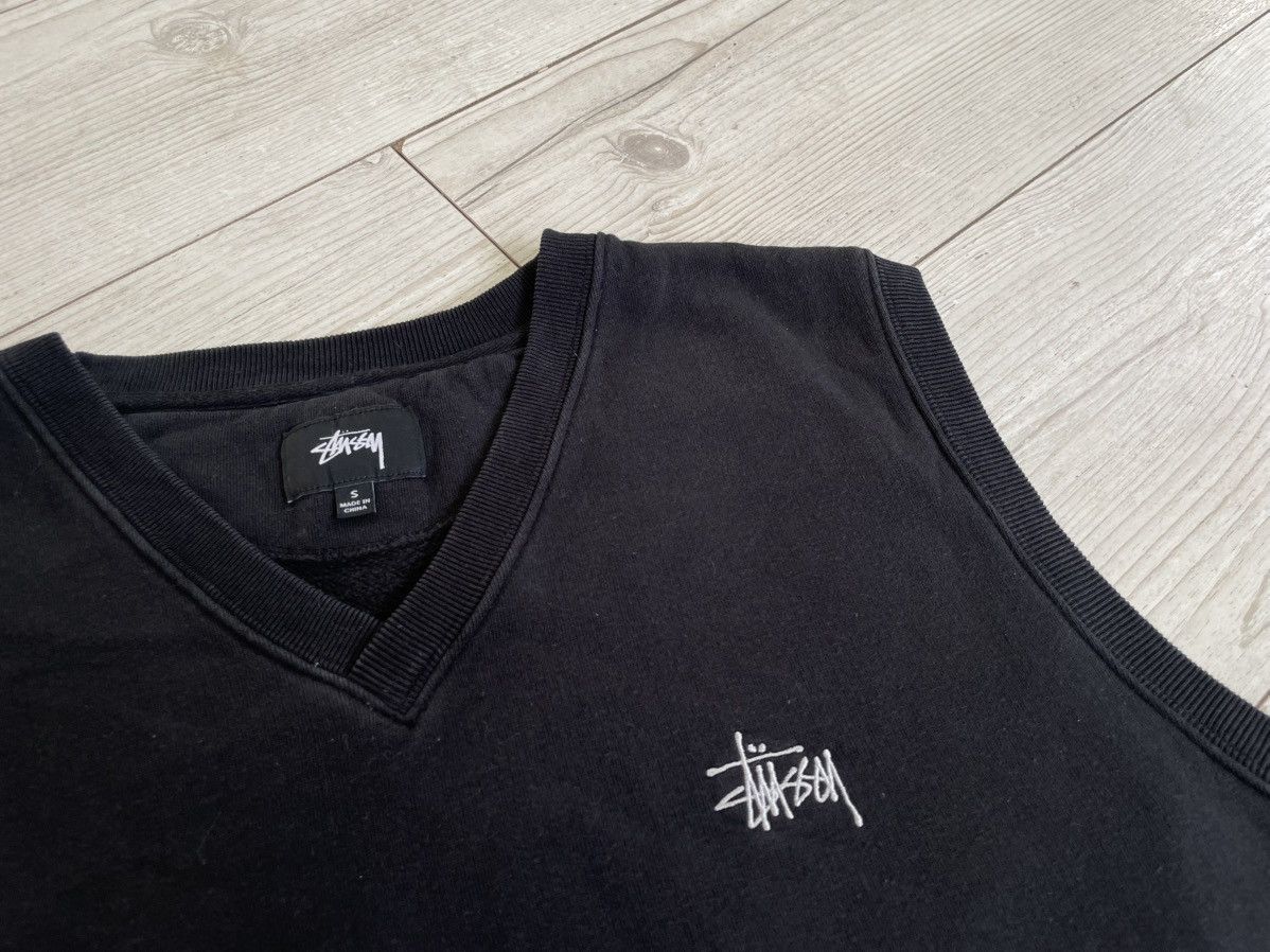 Stussy × Vintage Stussy Fleece Sweater Vest Size US S / EU 44-46 / 1 - 11 Thumbnail