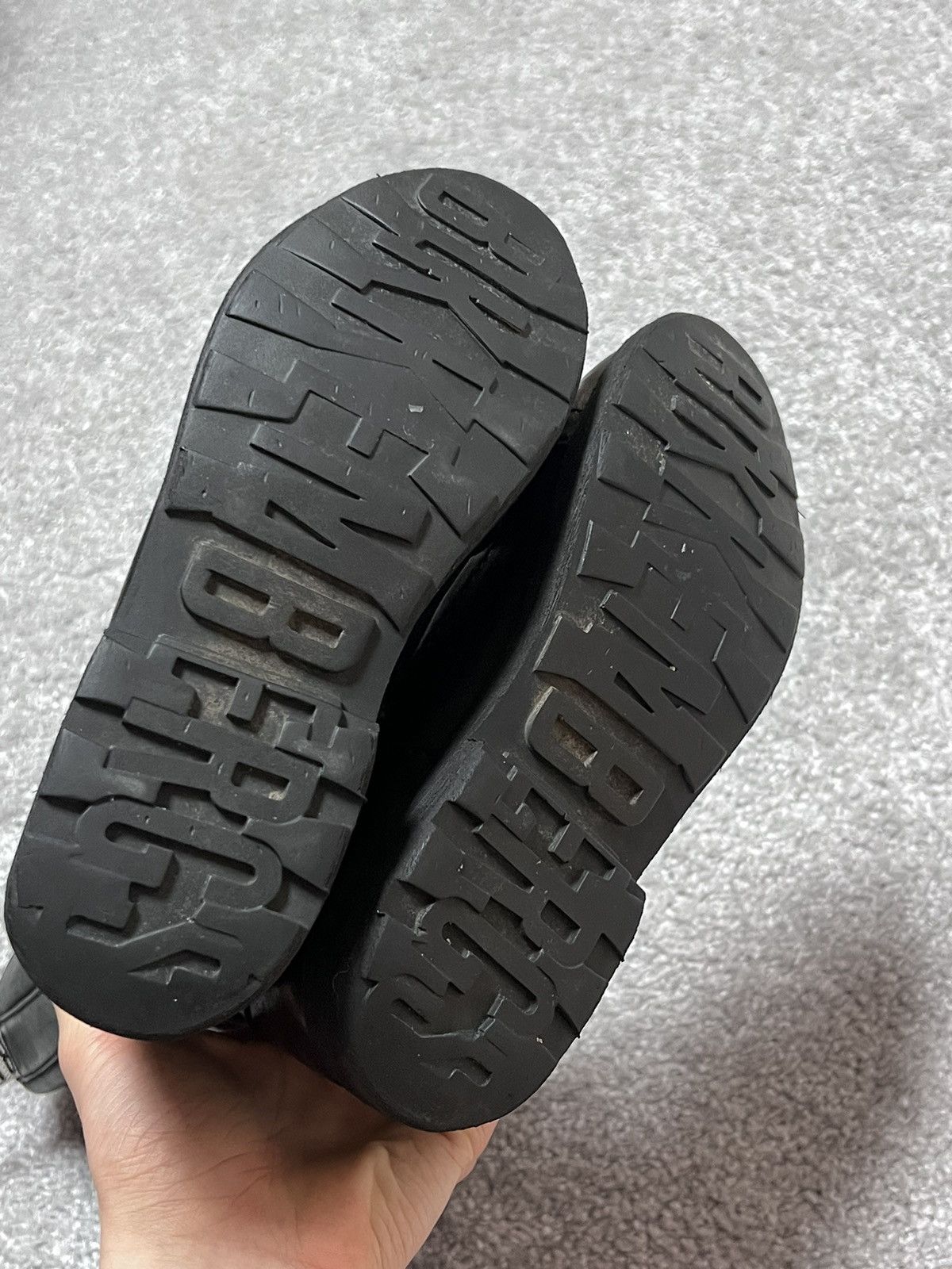 Dirk Bikkembergs Dirk Bikkembergs Black Combat Square Lace High Boots Size 36 Size US 6 / IT 36 - 14 Thumbnail