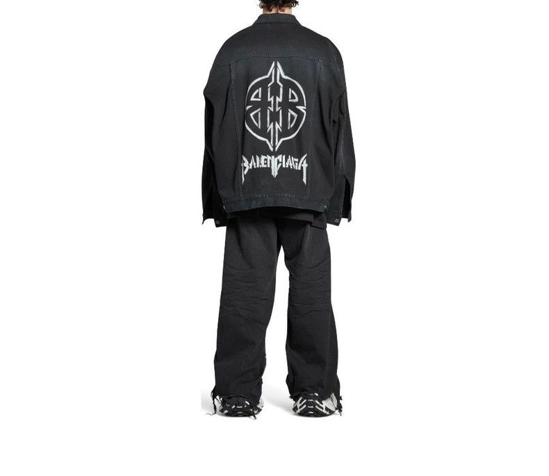 Balenciaga Balenciaga 24 Fall Dirty Old Bitcoin BB Metal Totem Denim J Size US L / EU 52-54 / 3 - 2 Thumbnail