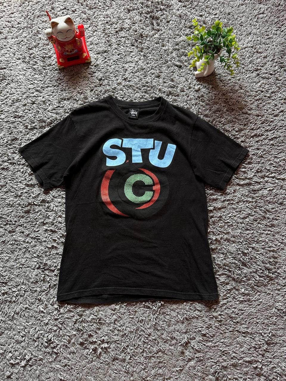 Stussy 00s Stussy Vintage Big Logo Streetwear Tee | Grailed