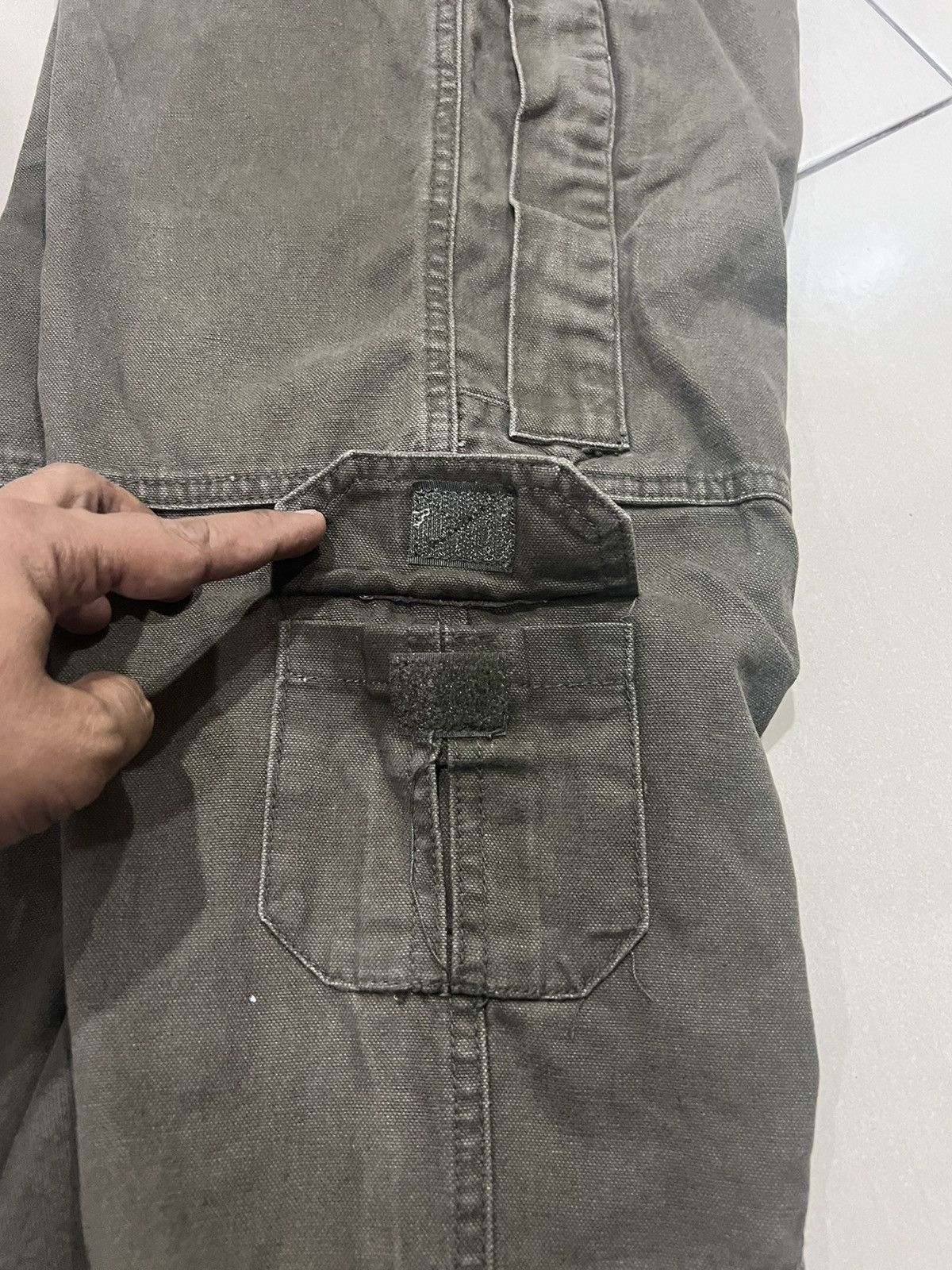Armani × Vintage Armani Jeans - vintage cargo pants Size US 36 / EU 52 - 9 Thumbnail