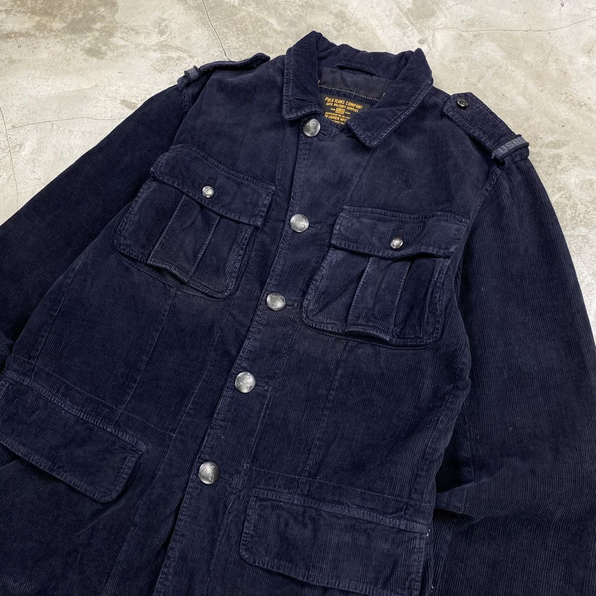 Ralph Lauren Vintage Polo Jeans M-65 Surplus Corduroy Field Jacket Size US M / EU 48-50 / 2 - 2 Thumbnail