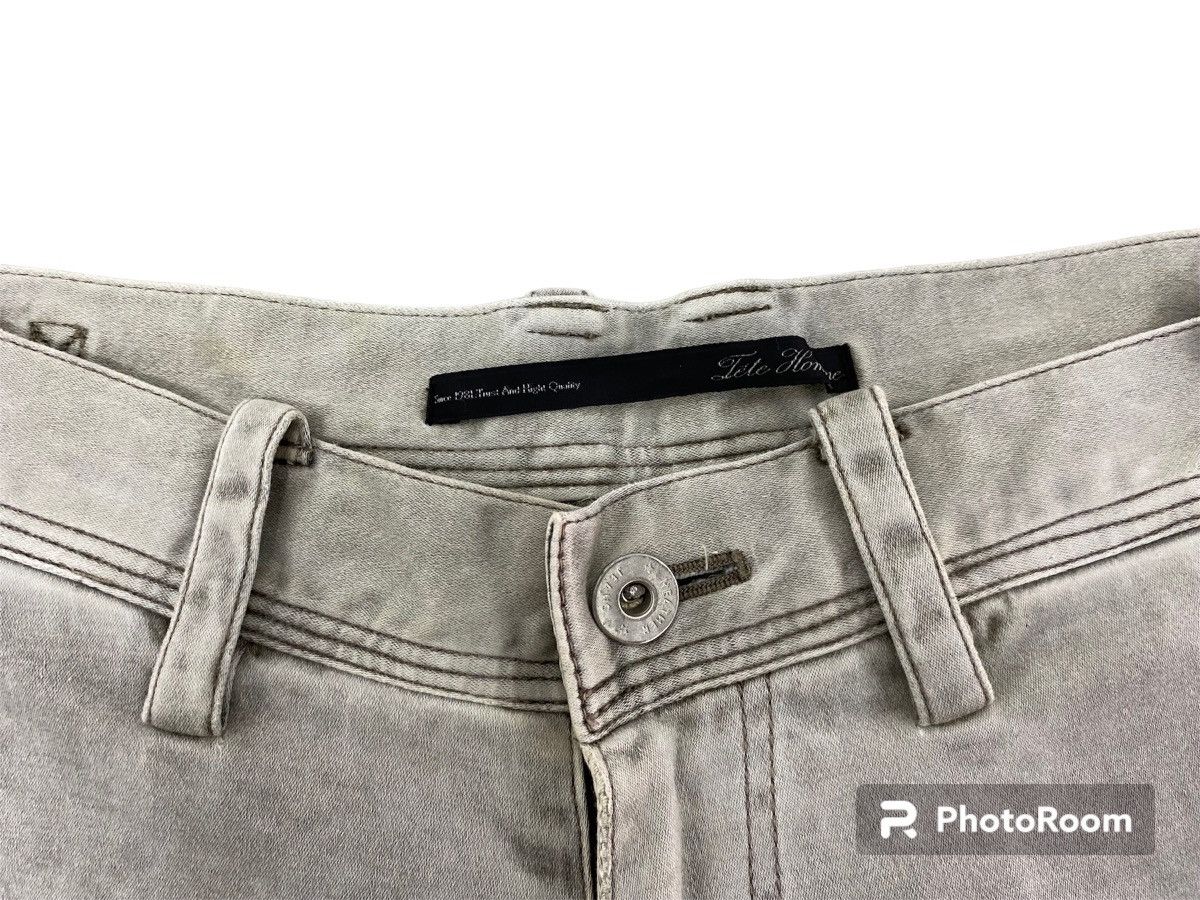 Tete Homme 🔥 Very Rare Vintage Tete Homme Issey Miyake Biker Cargo Pant Size US 28 / EU 44 - 4 Thumbnail