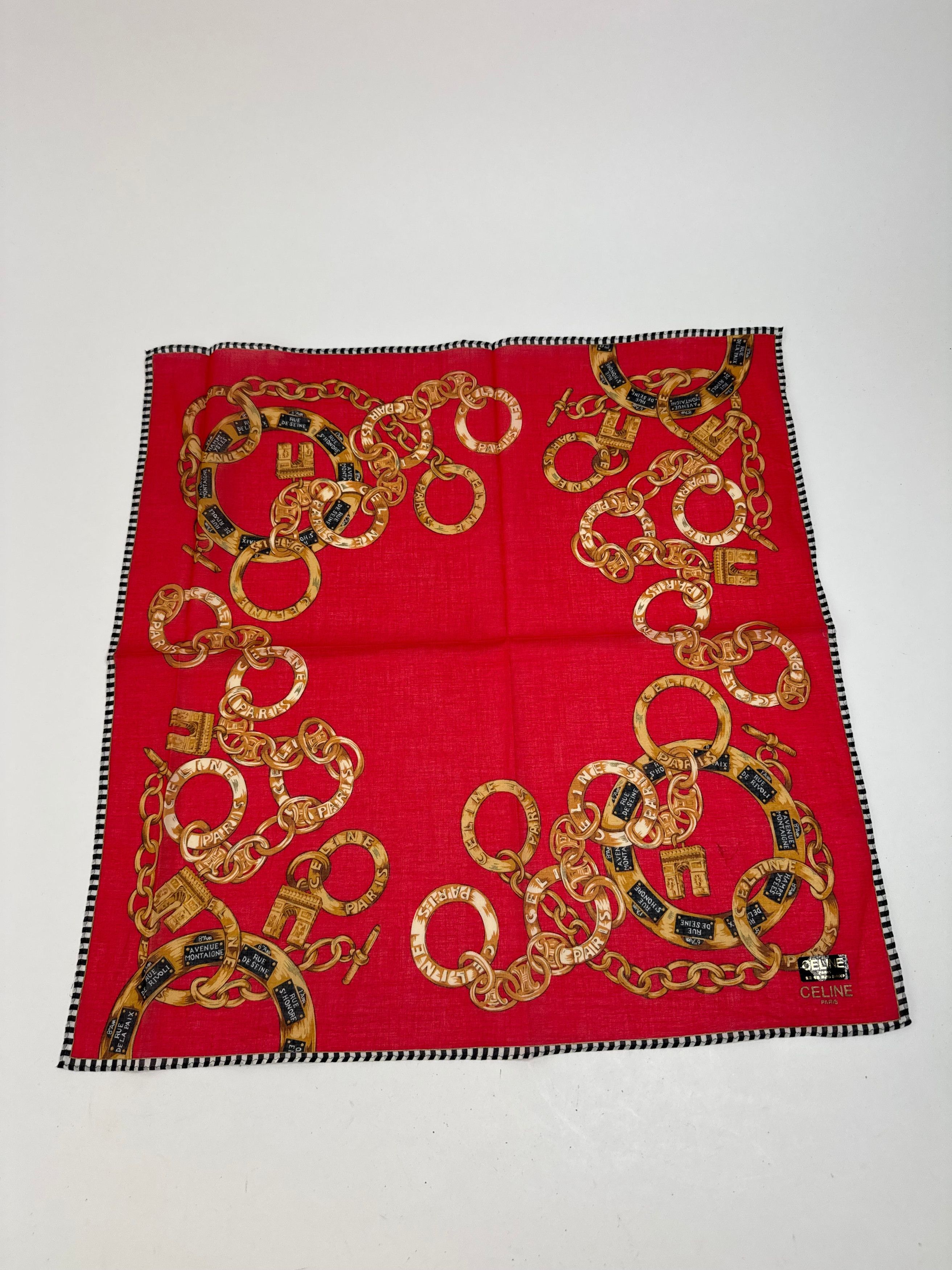Celine Vintage Scarf Size ONE SIZE - 1 Thumbnail