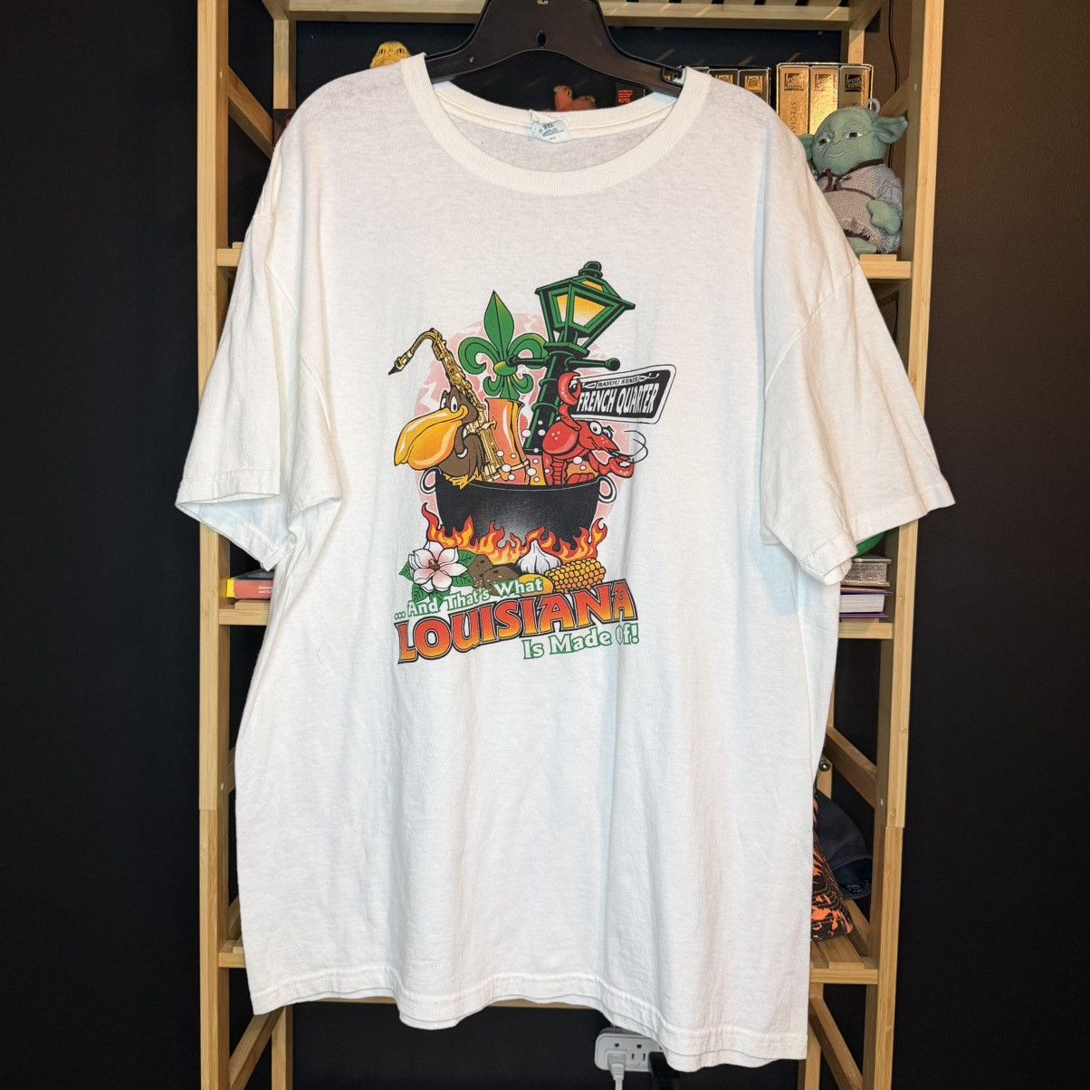 Anvil New Orleans That’s what Louisiana is made of Tourist T Shirt Size US XL / EU 56 / 4 - 1 Thumbnail
