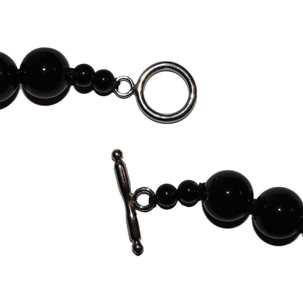 Designer Black Onyx Medium Beaded Princess Necklace Size ONE SIZE - 4 Thumbnail