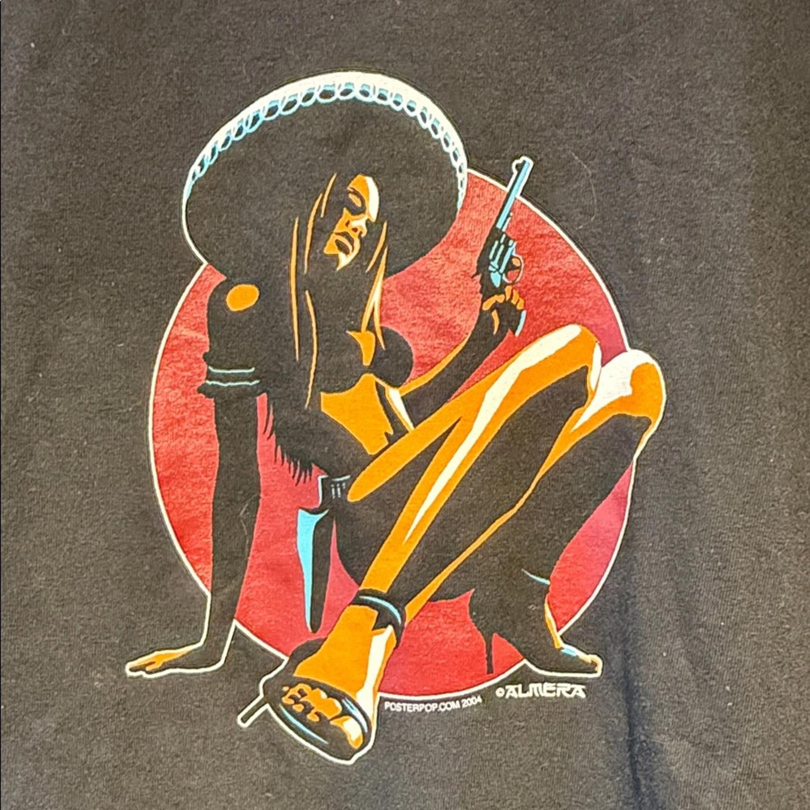 Other Vintage Posterpop 2004 Almera Black Graphic T-Shirt Size US XL / EU 56 / 4 - 3 Thumbnail