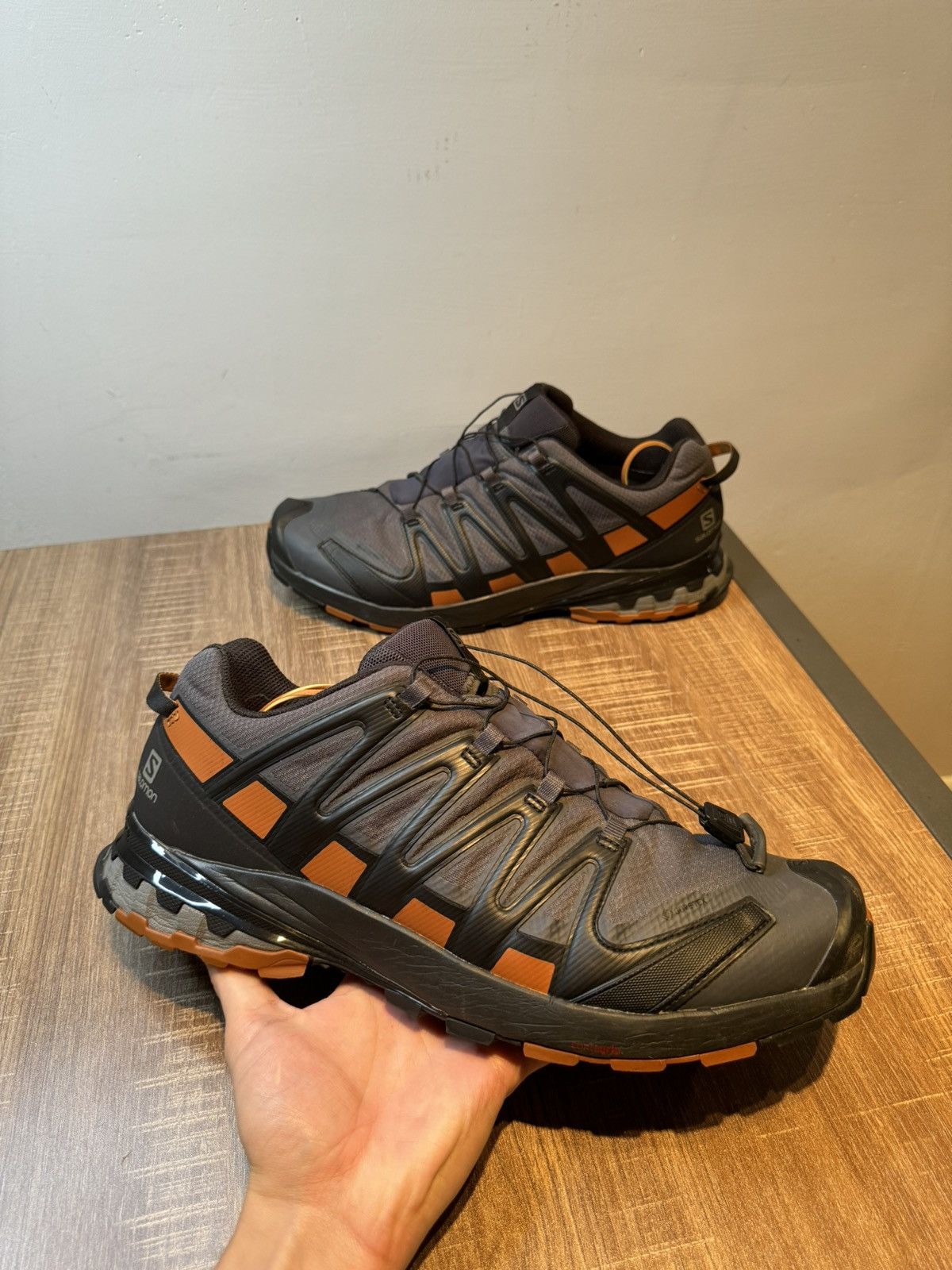 Salomon Salomon XA Pro 3D Mens Size 13.5 Gore-Tex Black Gray Trail Size US 13 / EU 46 - 1 Thumbnail