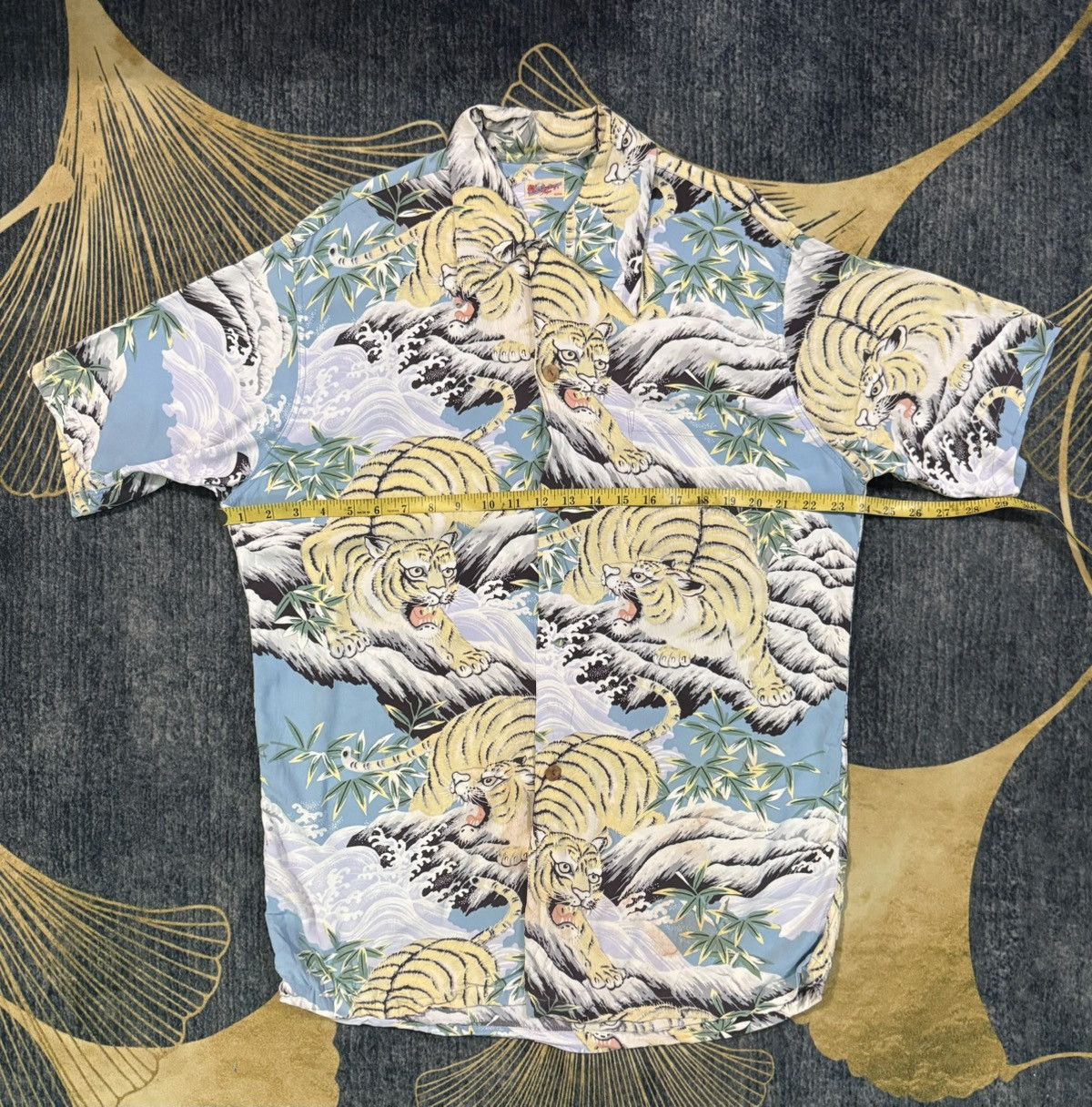 Sun Surf Sun Surf Rayon Vintage Crepe Fighting Tiger Hawaiian Size US L / EU 52-54 / 3 - 4 Thumbnail