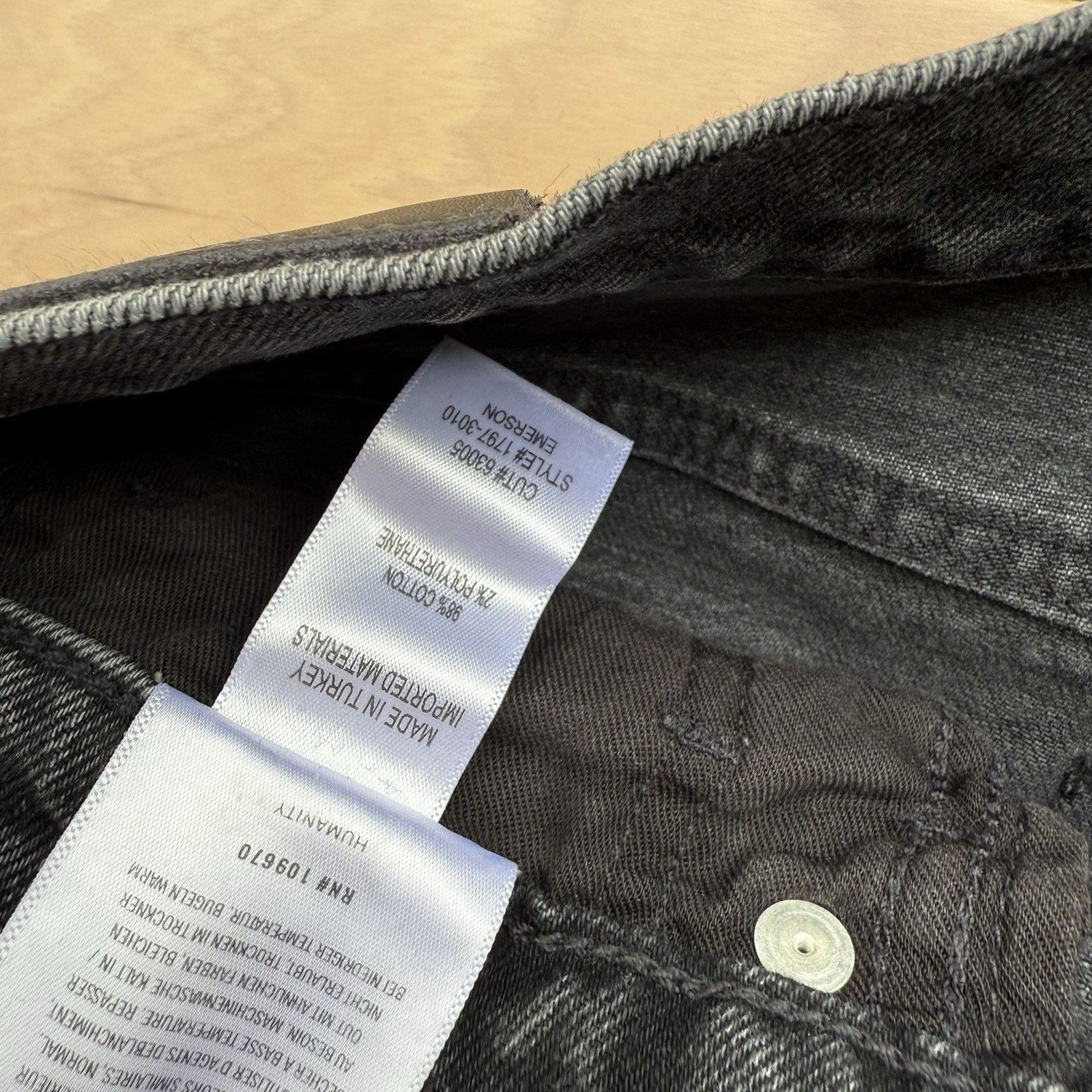 Citizens Of Humanity Citizens of Humanity Jeans Women's 28 Black Premium Vintage Size 28" / US 6 / IT 42 - 7 Thumbnail