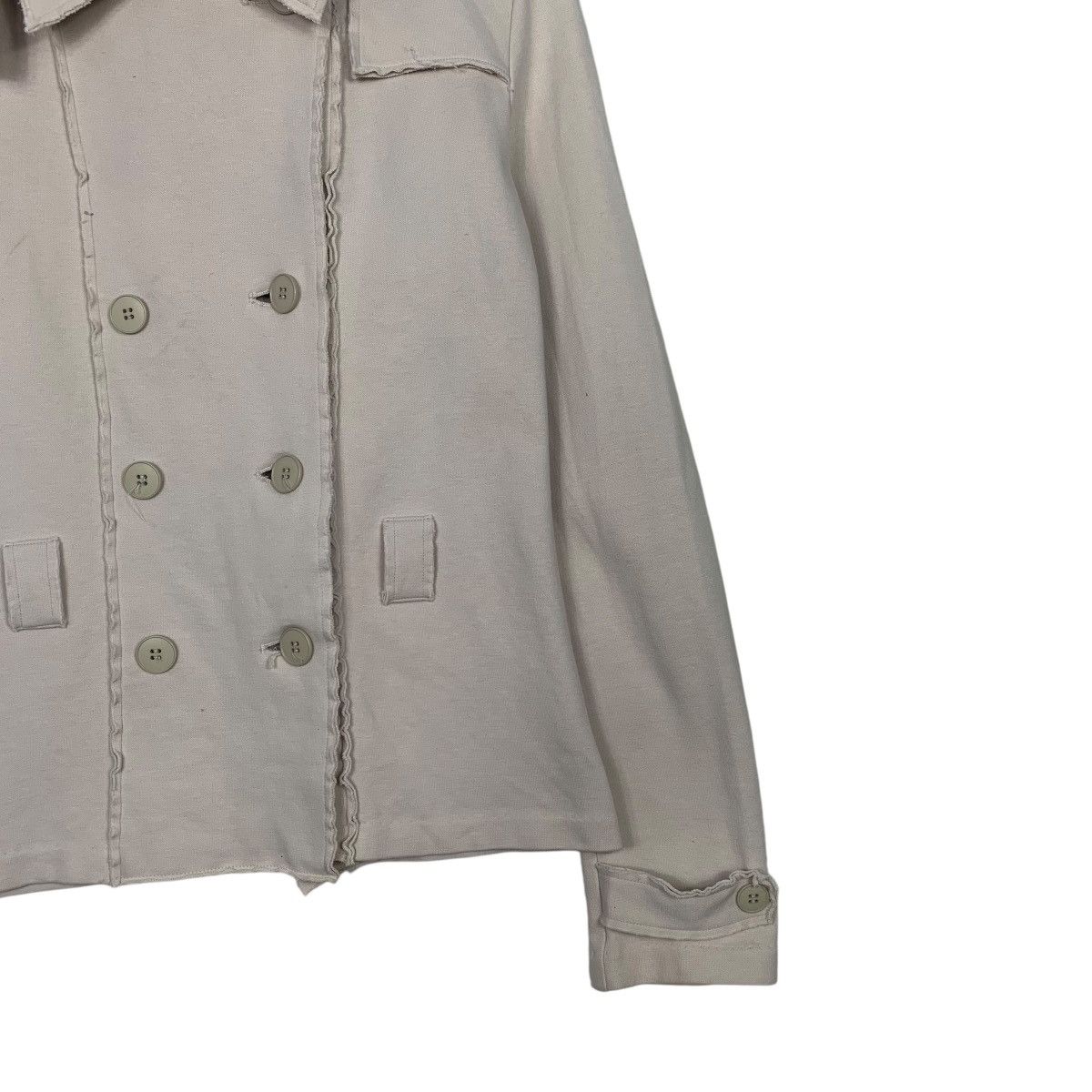 agnes b. Agnes B Double Breasted Crop Jacket Size S / US 4 / IT 40 - 4 Thumbnail