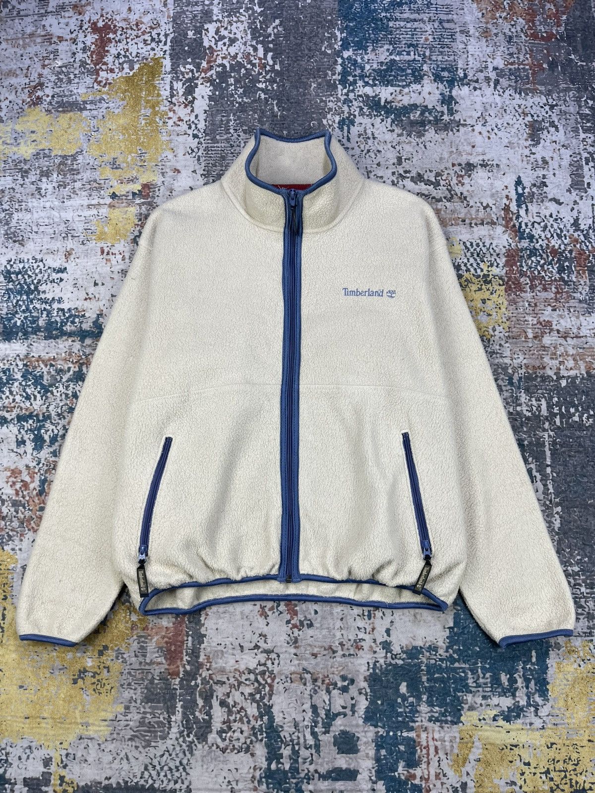 Timberland Vtg USA Timberland Weathergear Fleece Zipper Jacket Size US M / EU 48-50 / 2 - 1 Thumbnail