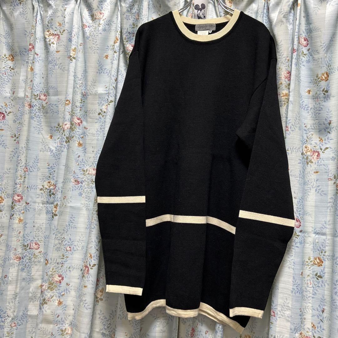 Yohji Yamamoto Yohji Yamamoto 93aw pullover pocket switching knit Size US M / EU 48-50 / 2 - 1 Thumbnail