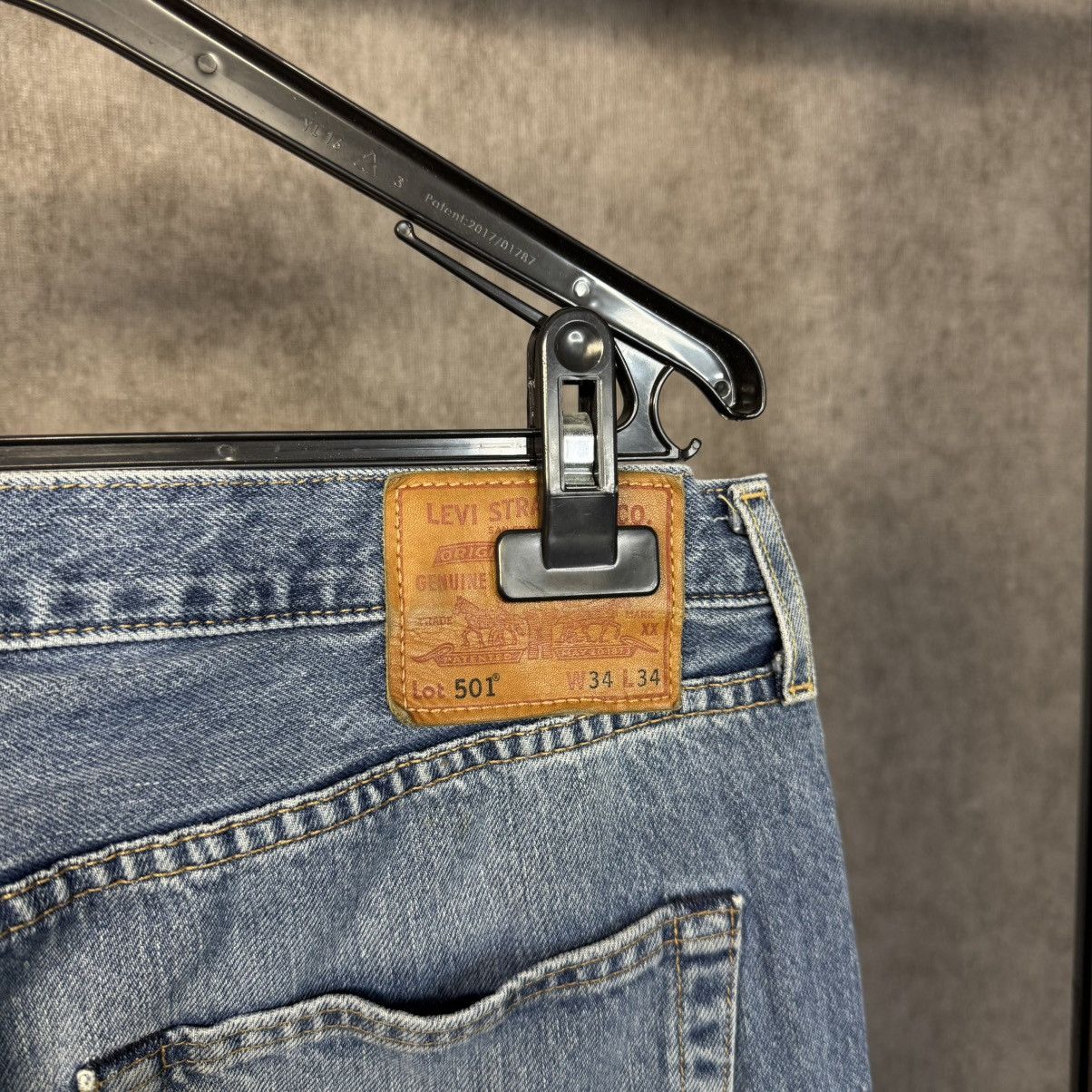 Levi's × Levi's Vintage Clothing Men’s Jeans Levi’s Premium 501 Blue Size 34/34 Denim Pants Size US 34 / EU 50 - 3 Thumbnail