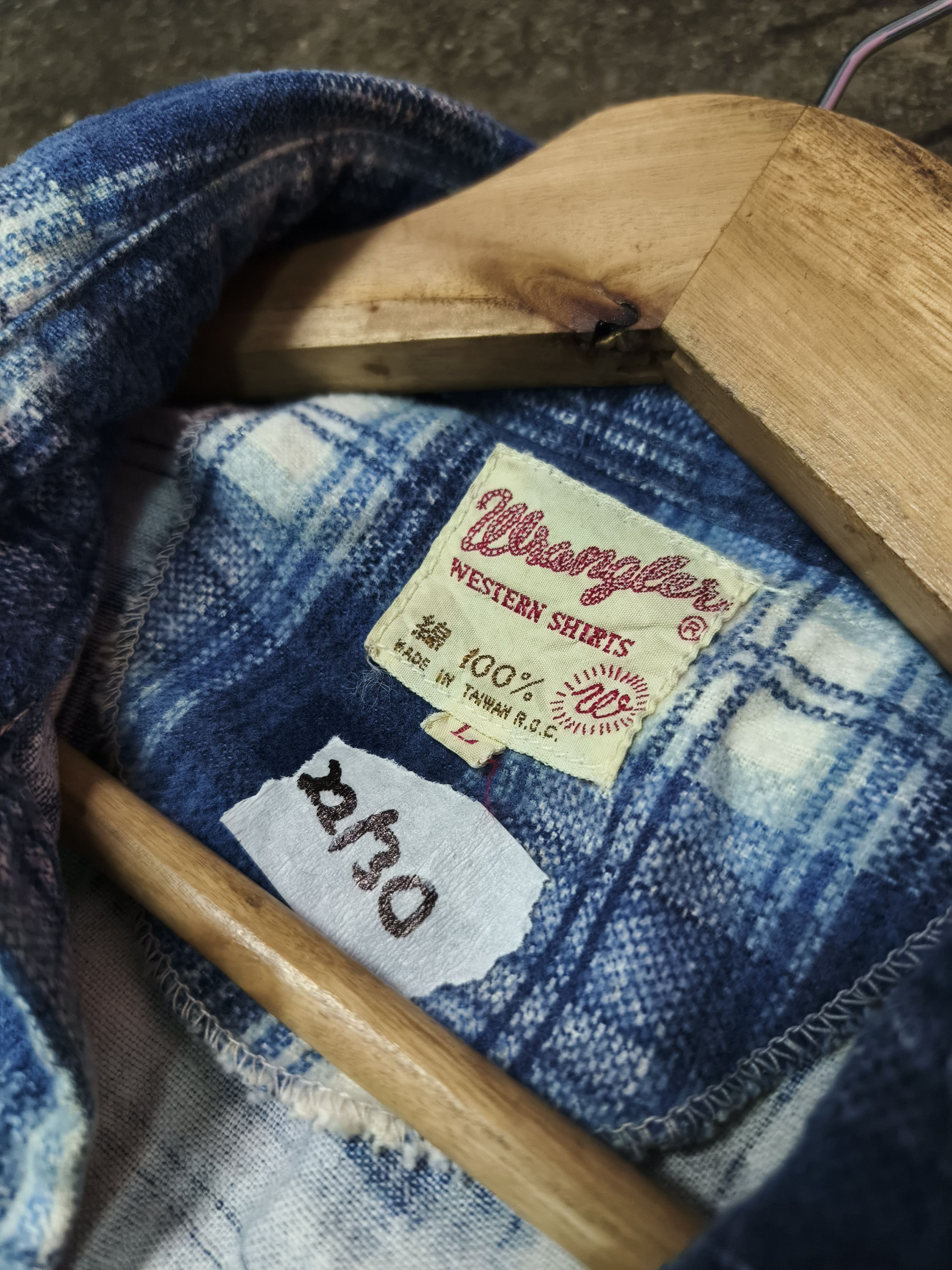 Wrangler VTG WRANGLER WESTERN SHIRTS PLAID Size US L / EU 52-54 / 3 - 5 Thumbnail