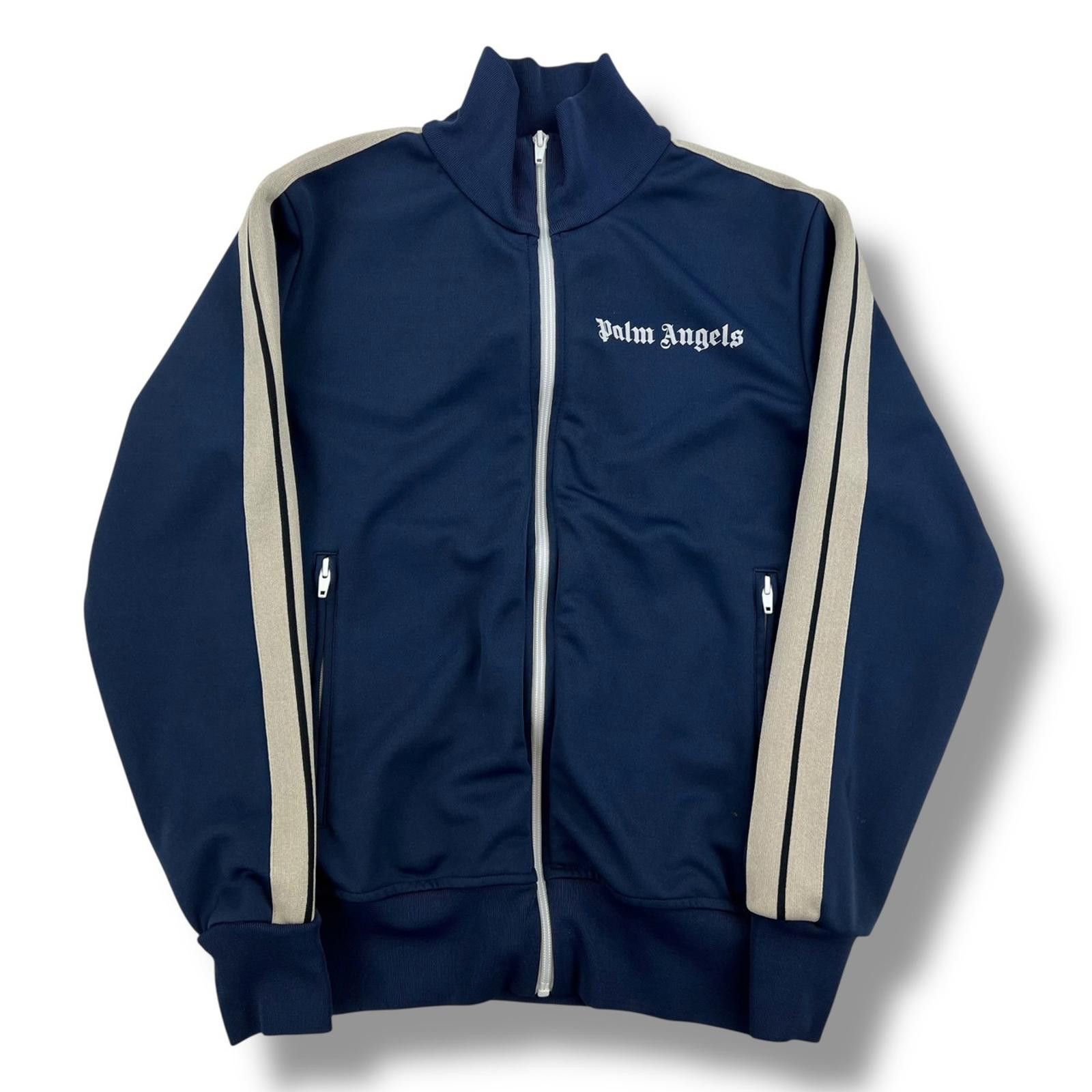 Palm Angels Palm Angels Navy / Ivory Track Jacket Size US S / EU 44-46 / 1 - 2 Thumbnail