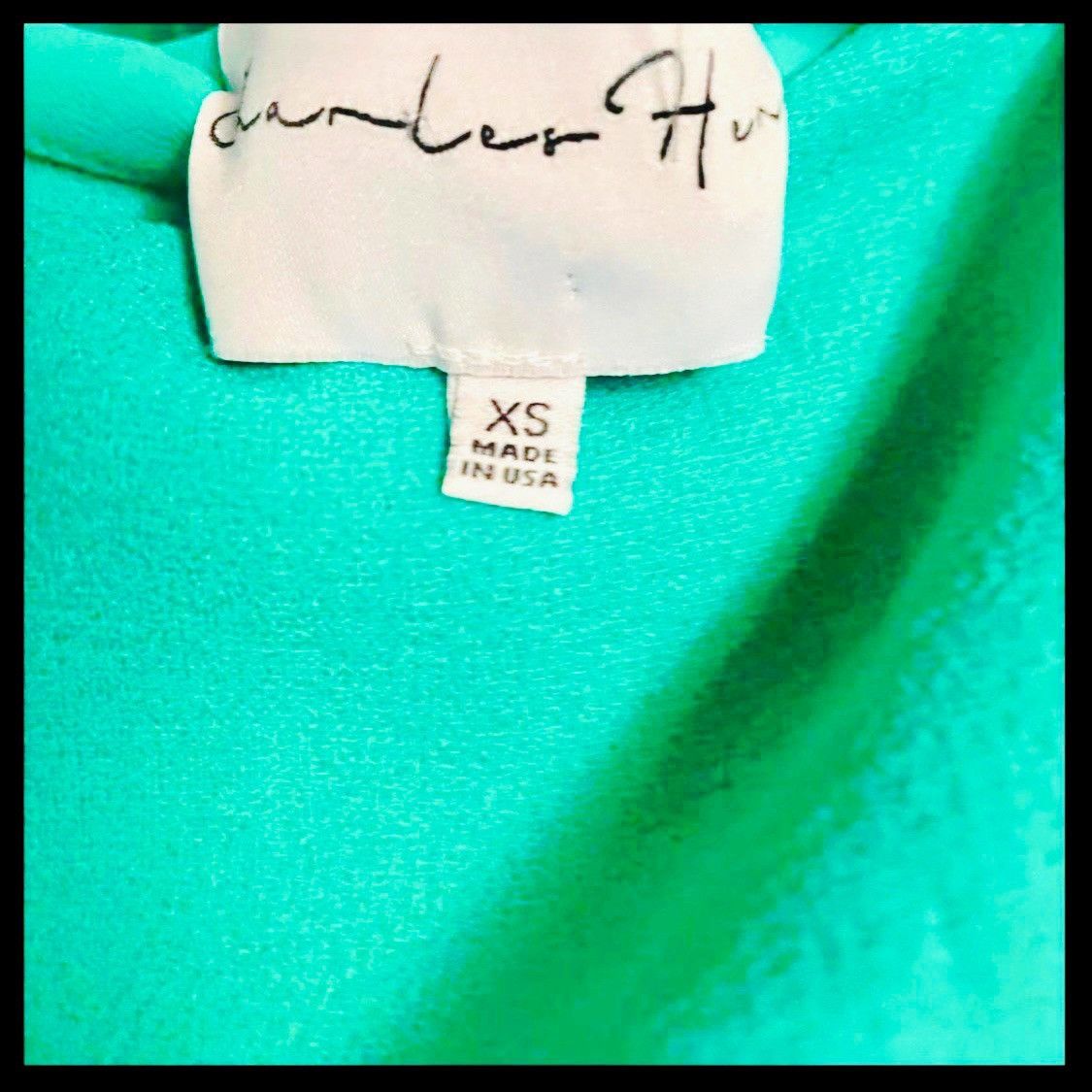 Other Charles Henry XS Teal Off Shoulder Dress Size XS / US 0-2 / IT 36-38 - 4 Thumbnail